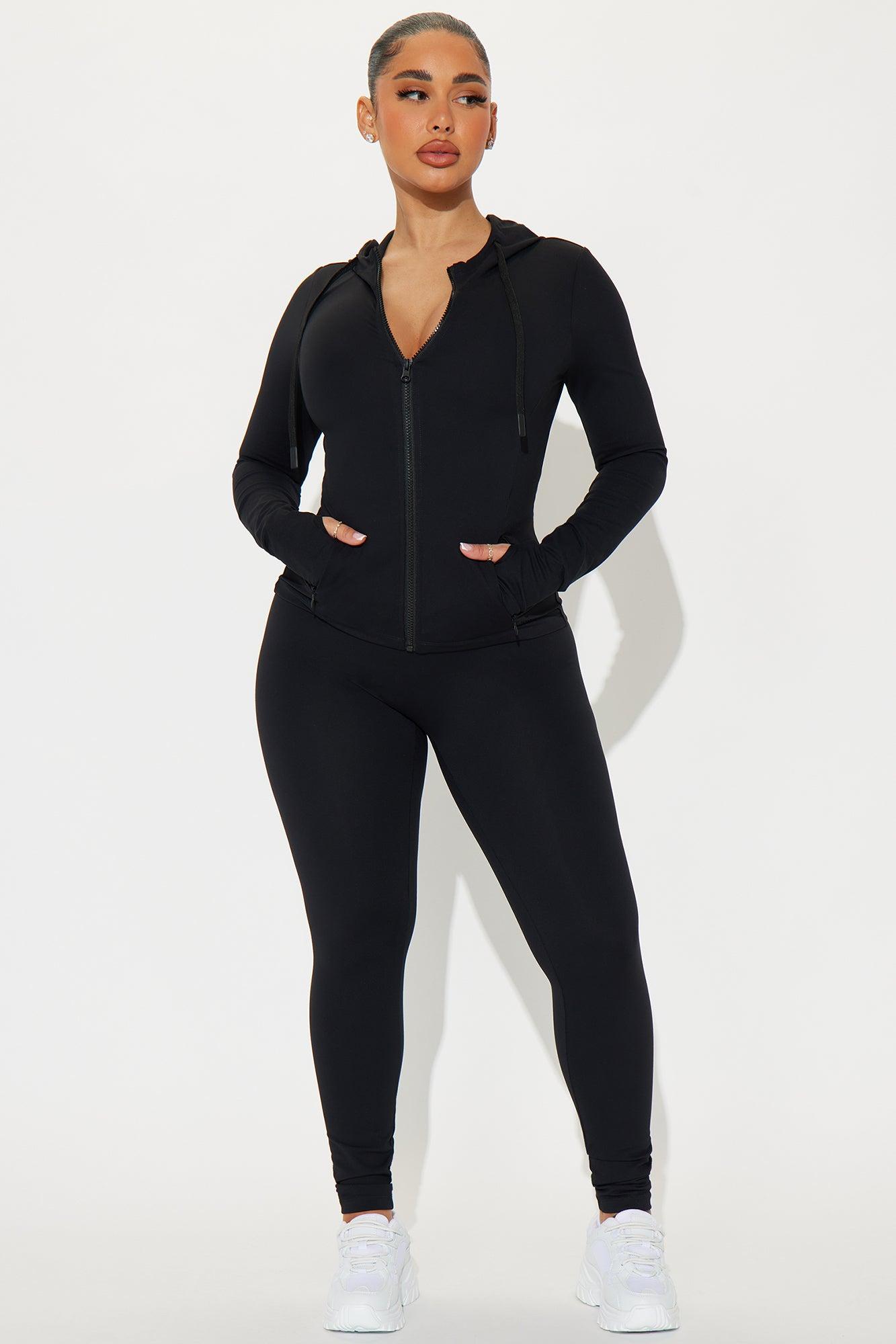 Alignment Super Soft Active Jacket - Black Product Image