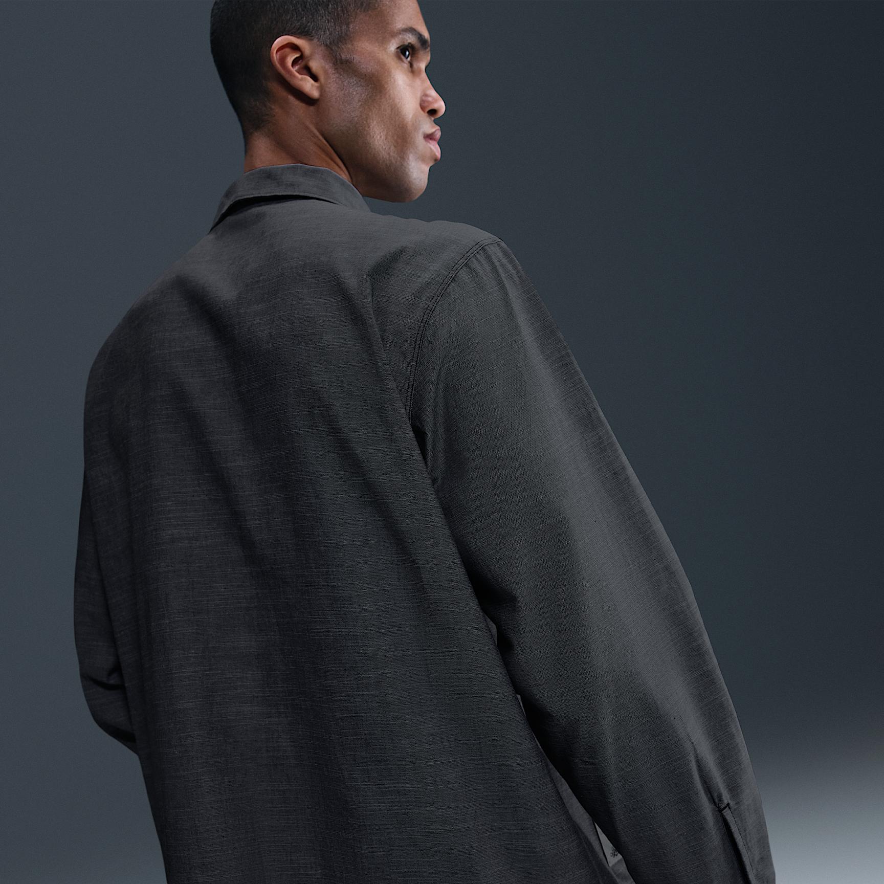 Nike Mens Life Chambray Long-Sleeve Painters Shirt | HV0882-060 Product Image