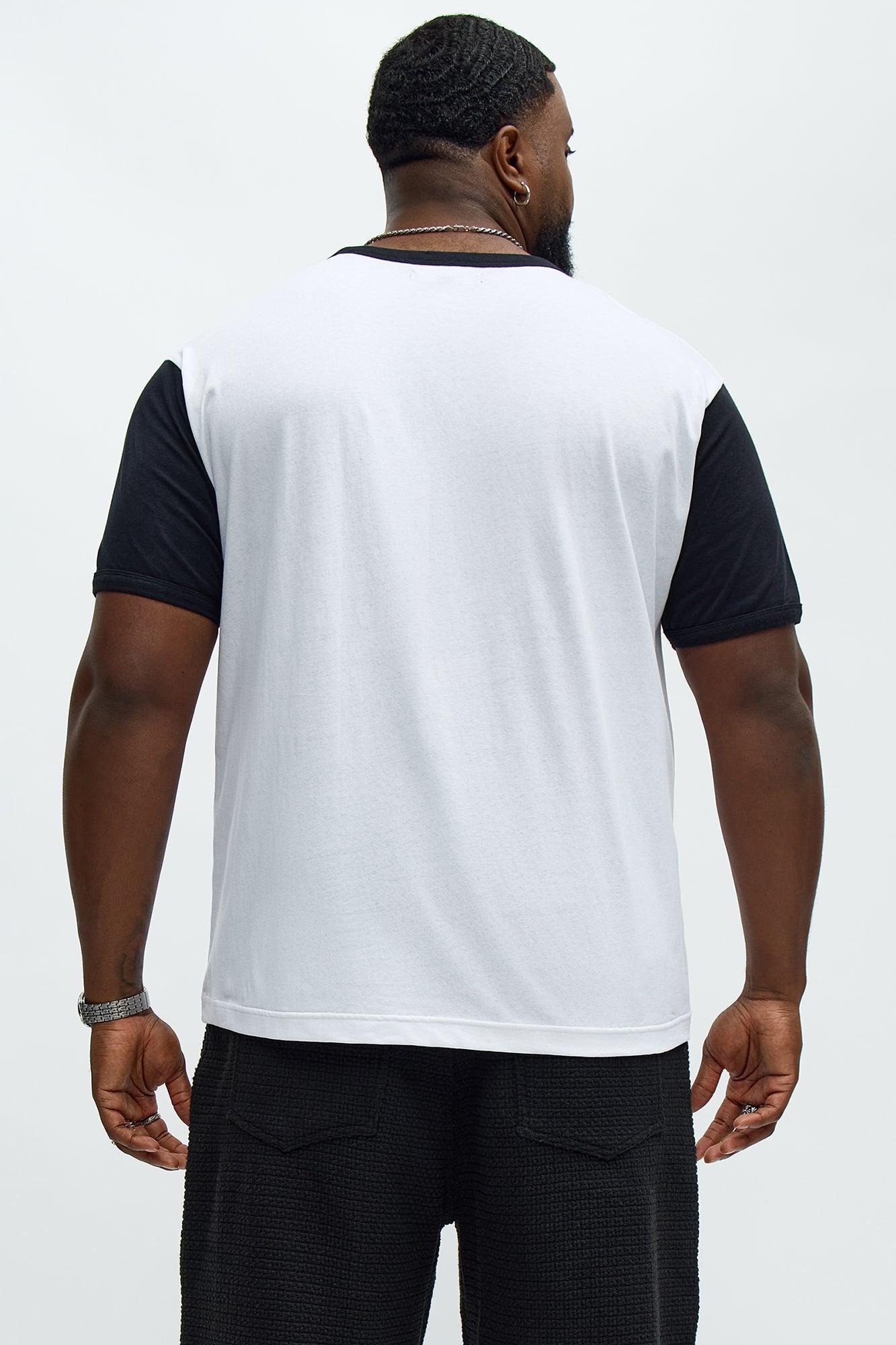 All Stars 87 Ringer Short Sleeve Tee - White/Black Product Image