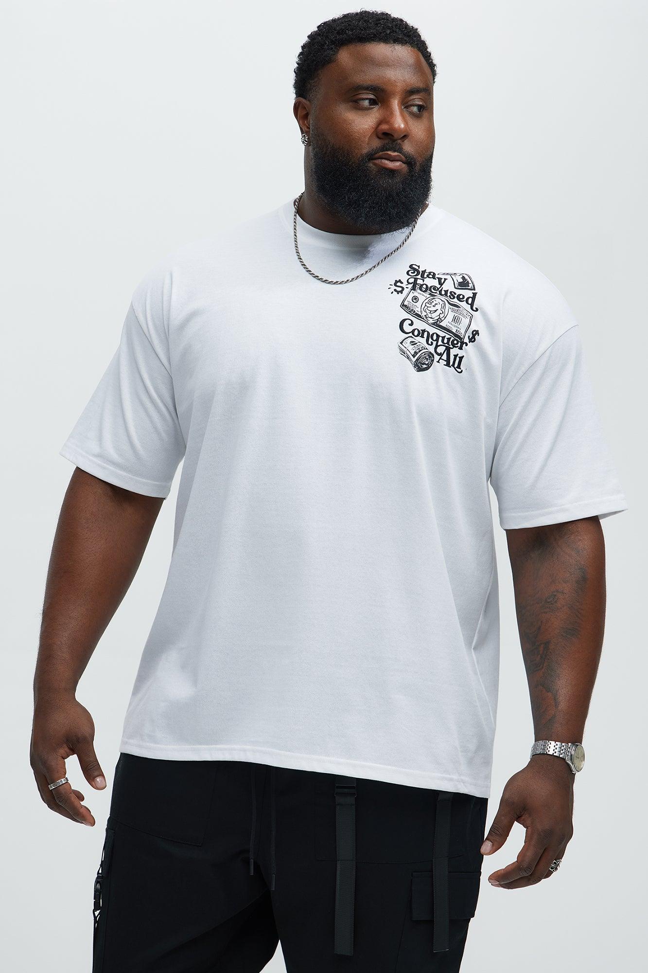 Small Circles Big Checks Short Sleeve Tee - White Product Image