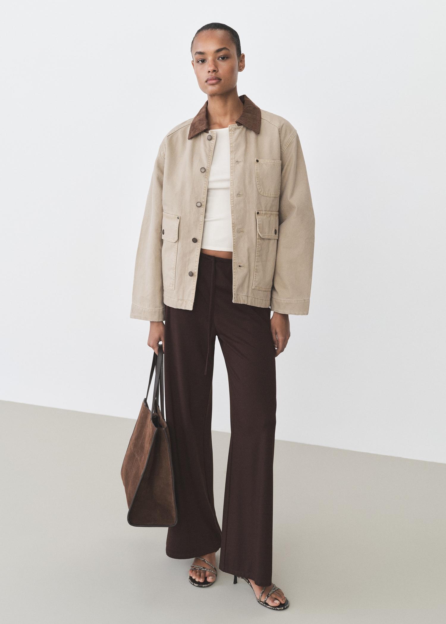 Fine-knit fitted sweater - Women | MANGO USA Product Image