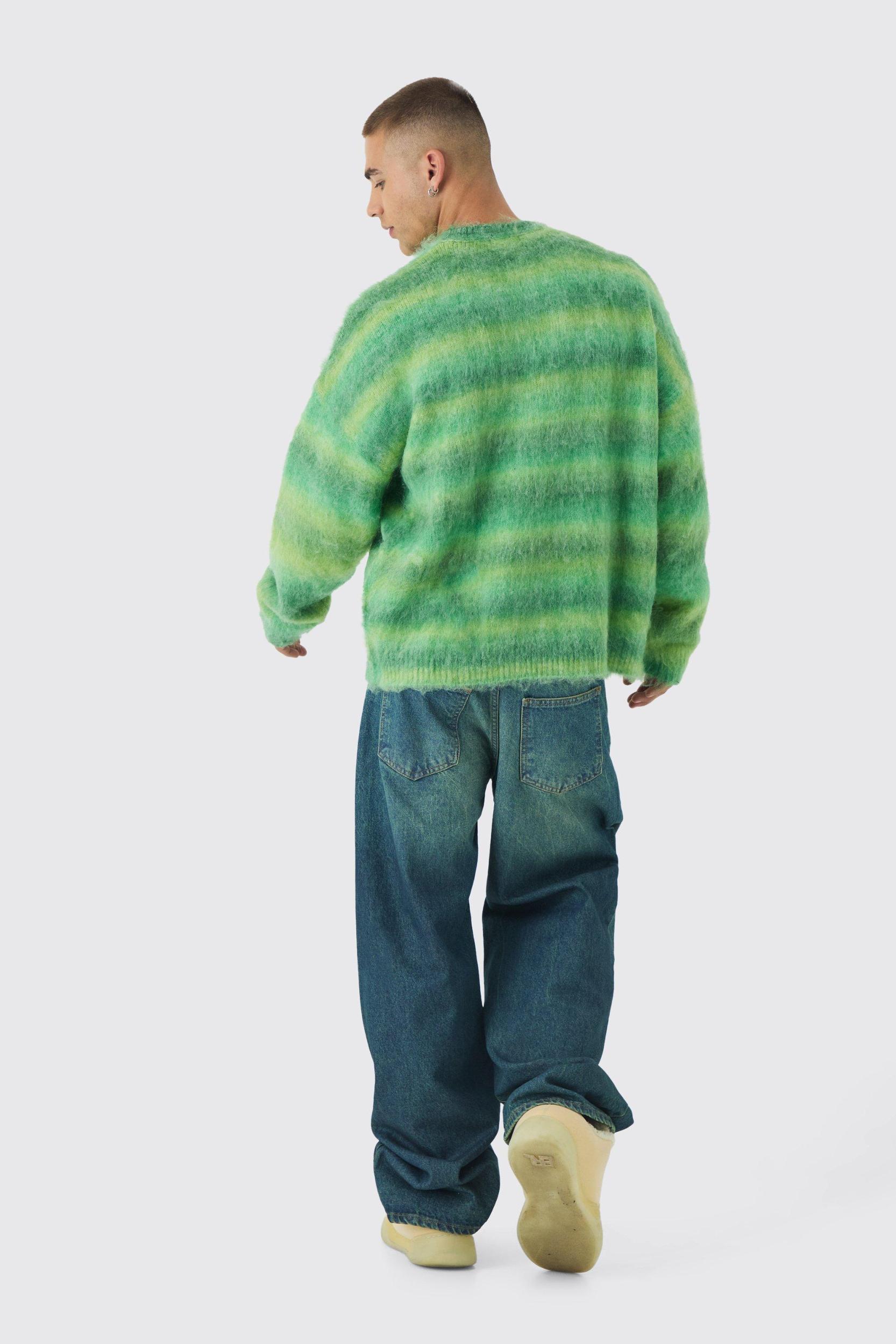 Relaxed Fit Washed Tinted Jeans | boohooMAN USA Product Image