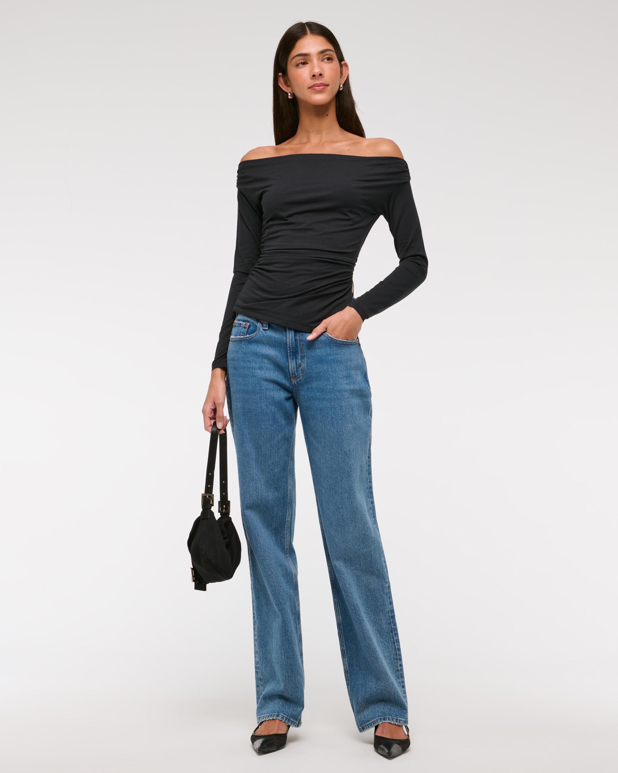 Off-The-Shoulder Draped Top Product Image