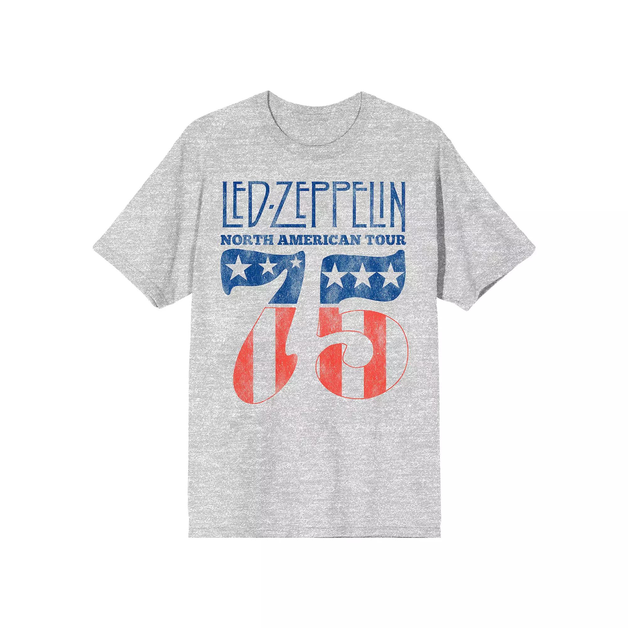 Men's Led Zeppelin Retro North American Tour Graphic Tee,  Product Image