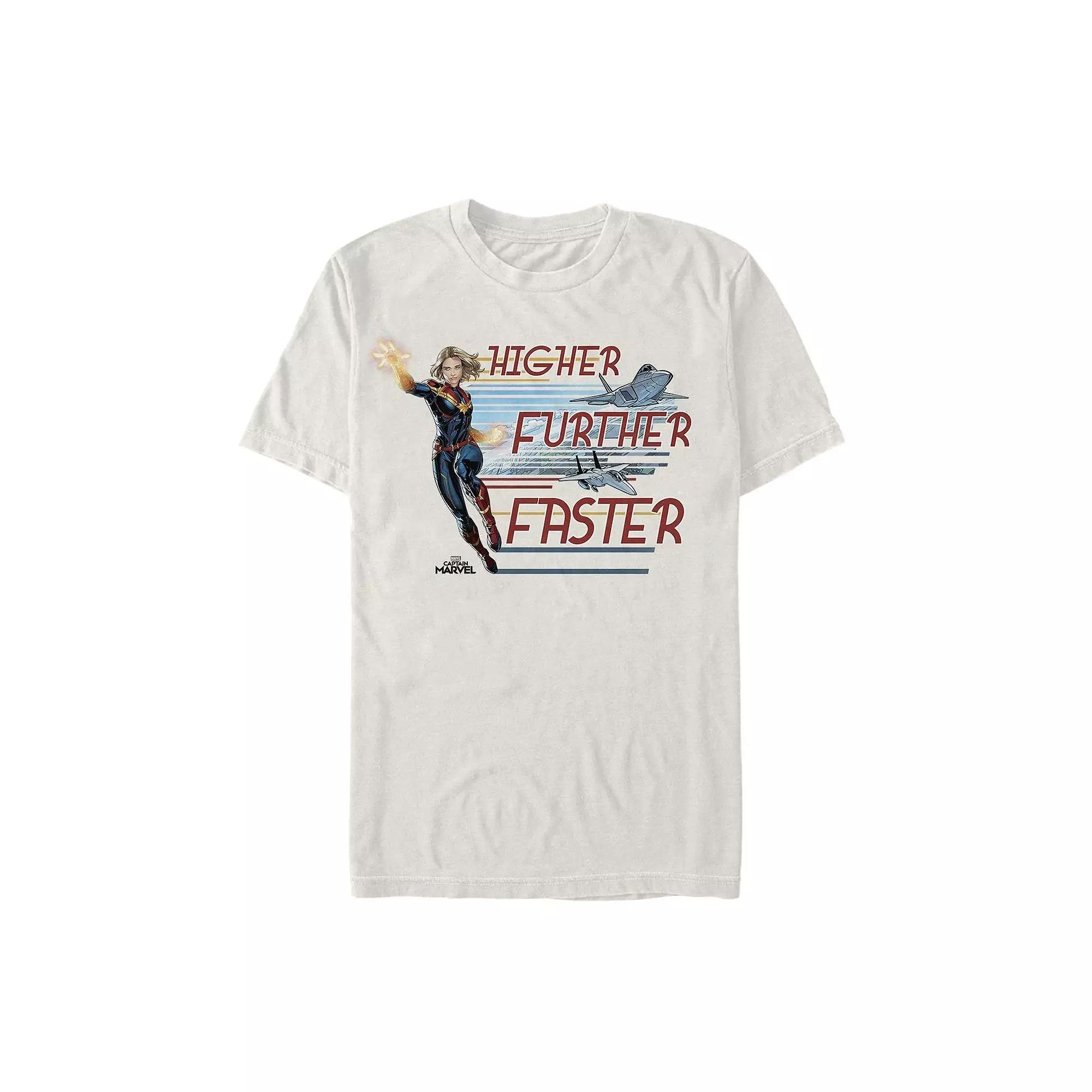 Boys 6-20 Captain Marvel Stream Jets Tee, Boy's,  Product Image