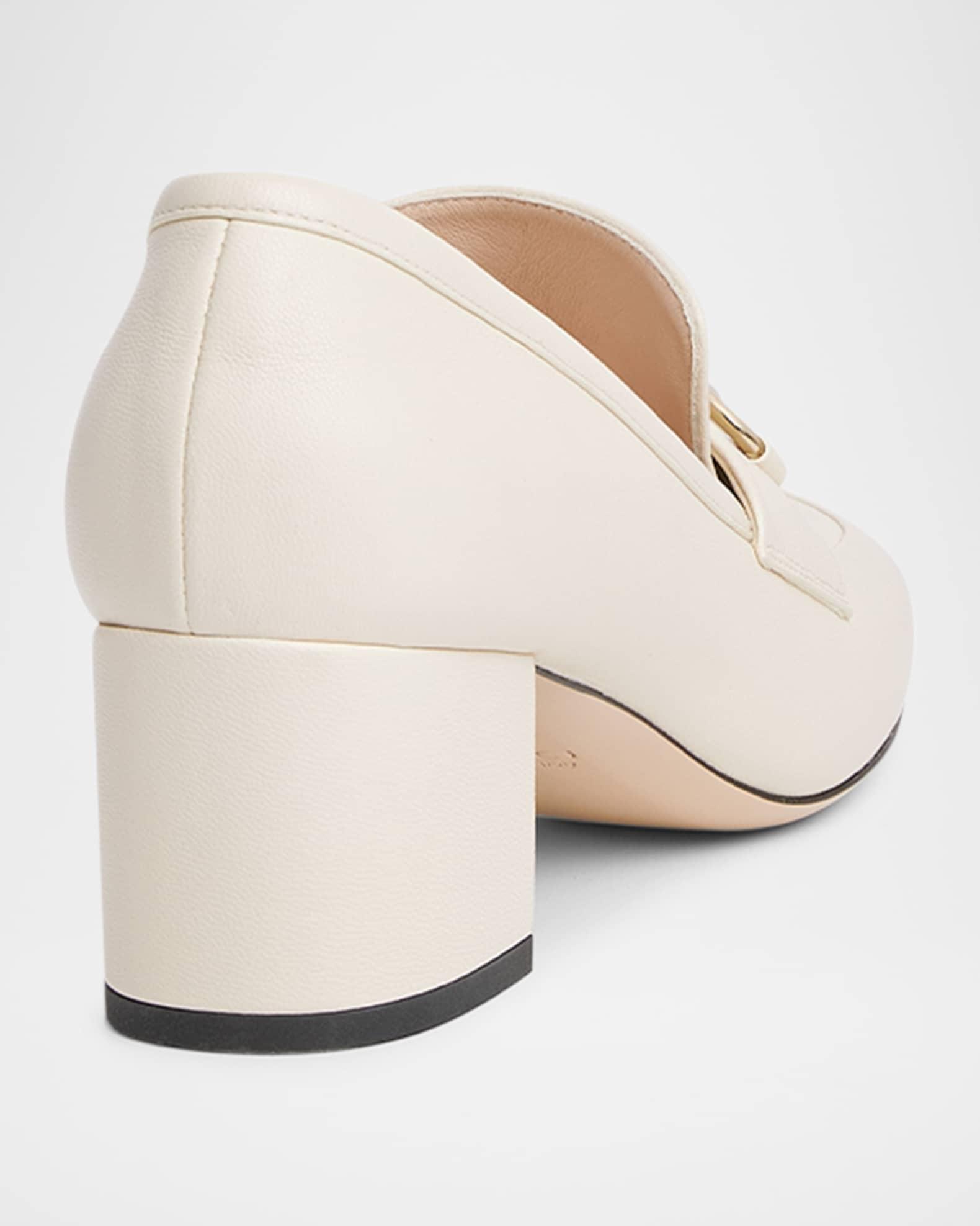 Lady Horsebit Nappa Leather Pumps Product Image