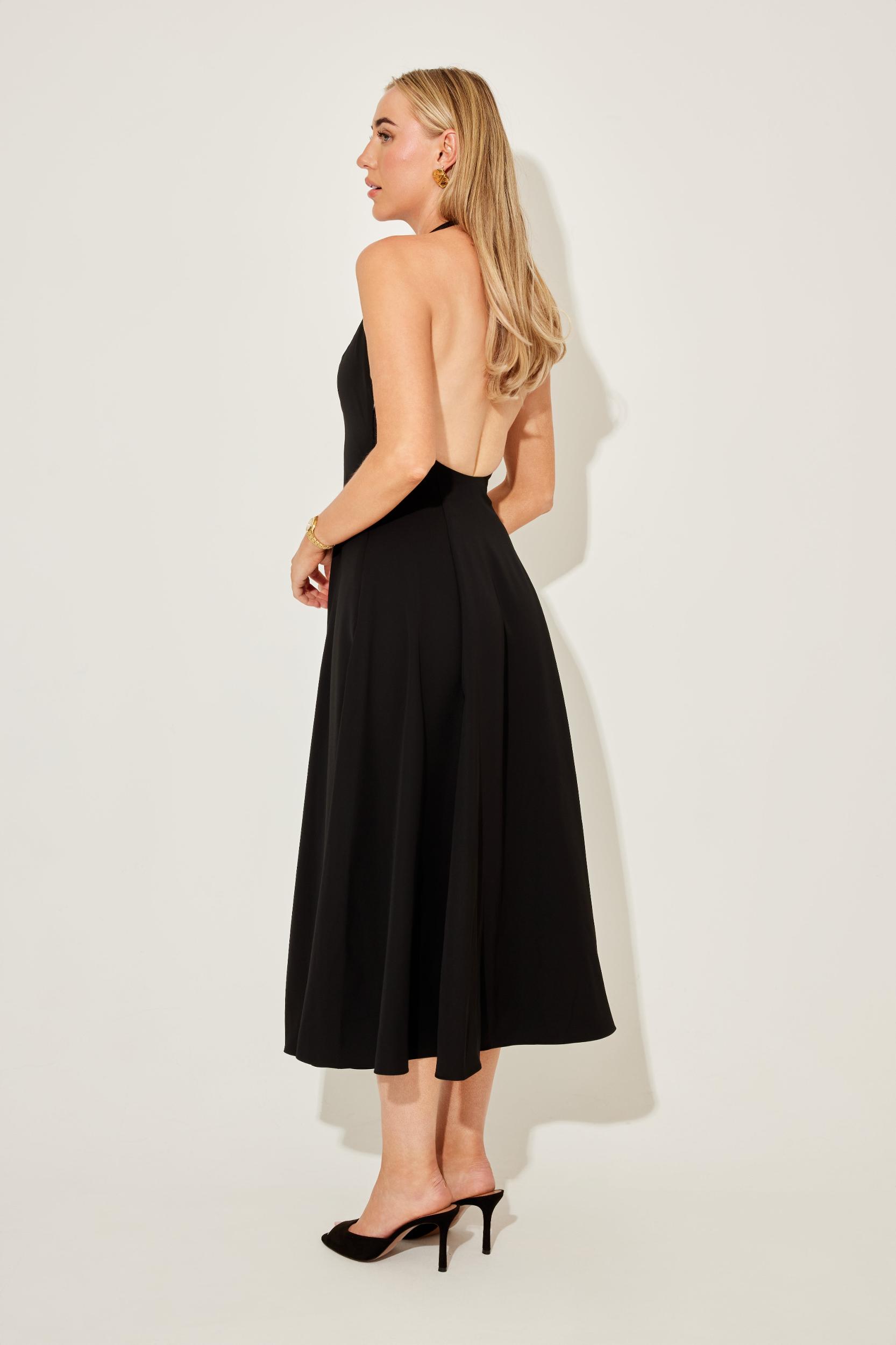 Low Back Midi Dress Product Image