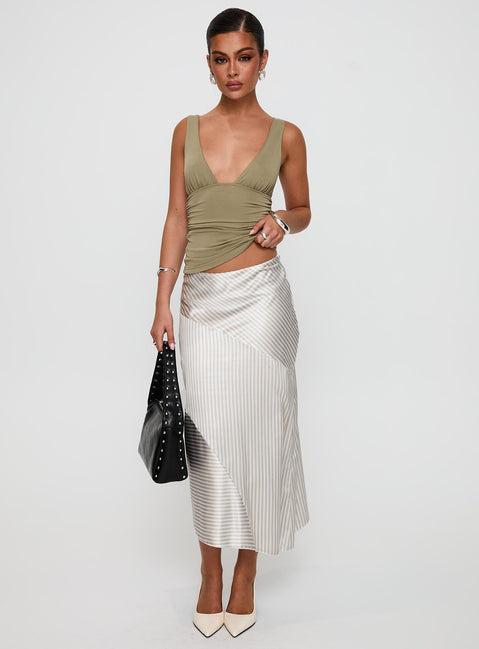 Priscella Asymmetrical Midi Skirt Multi Product Image