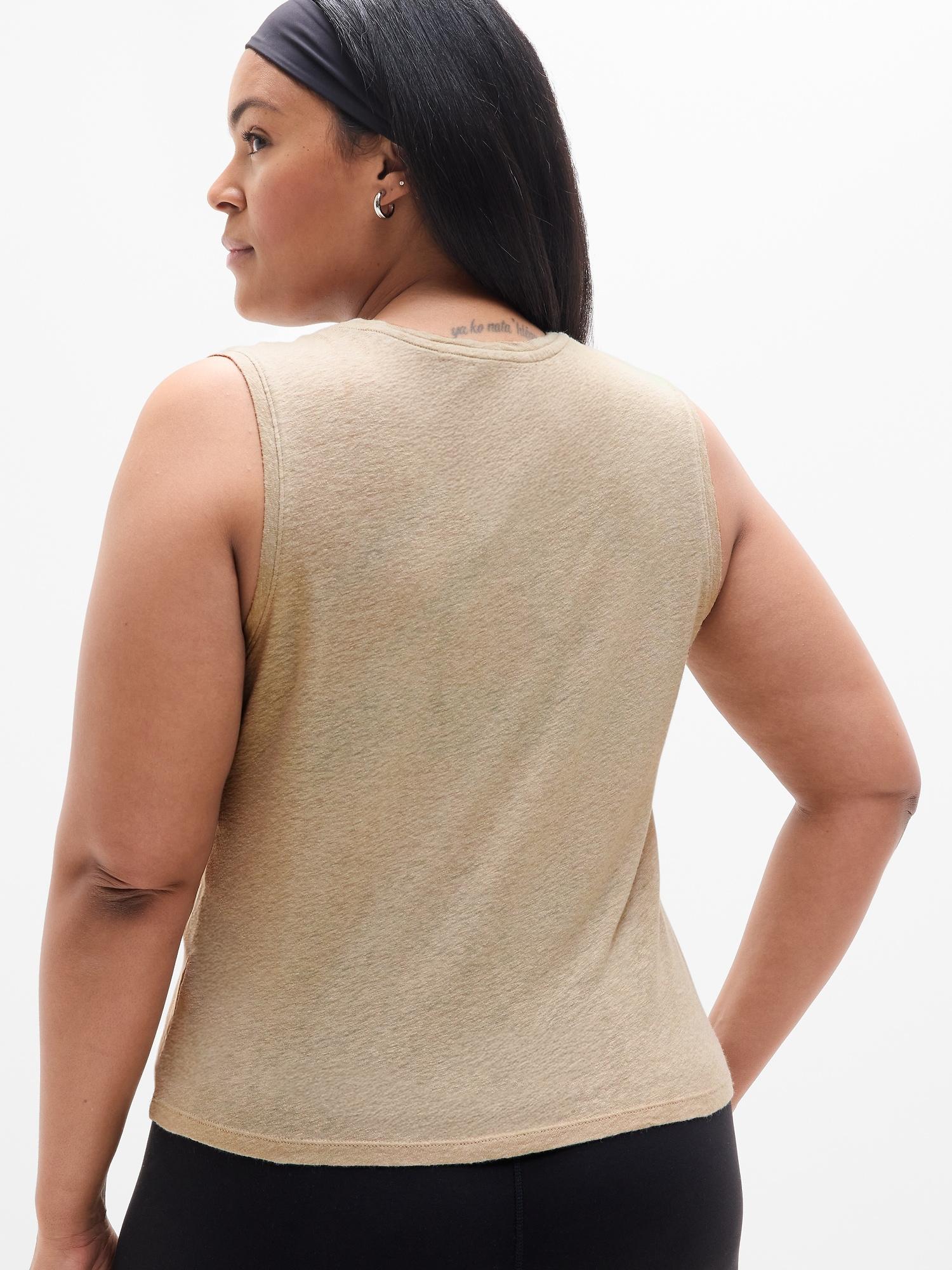 Getaway Linen Blend Muscle Tank Product Image