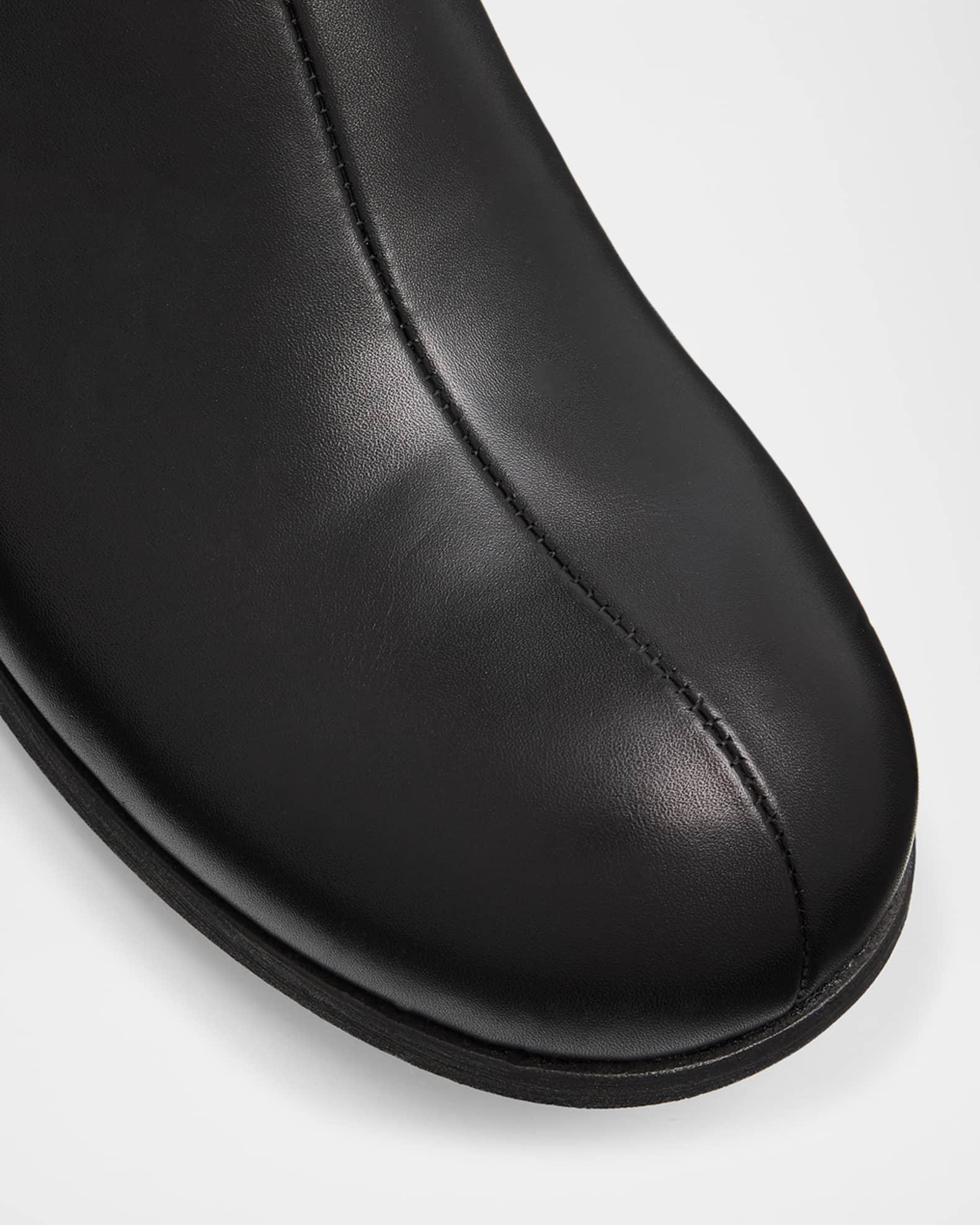 Men's Leather Split-Stitch Loafers Product Image