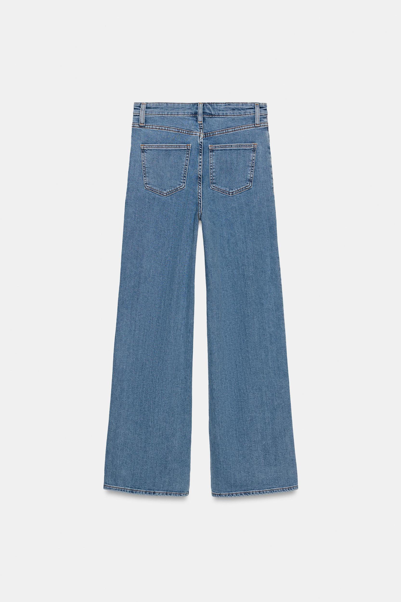 ZW COLLECTION HIGH-WAIST WIDE LEG JEANS Product Image