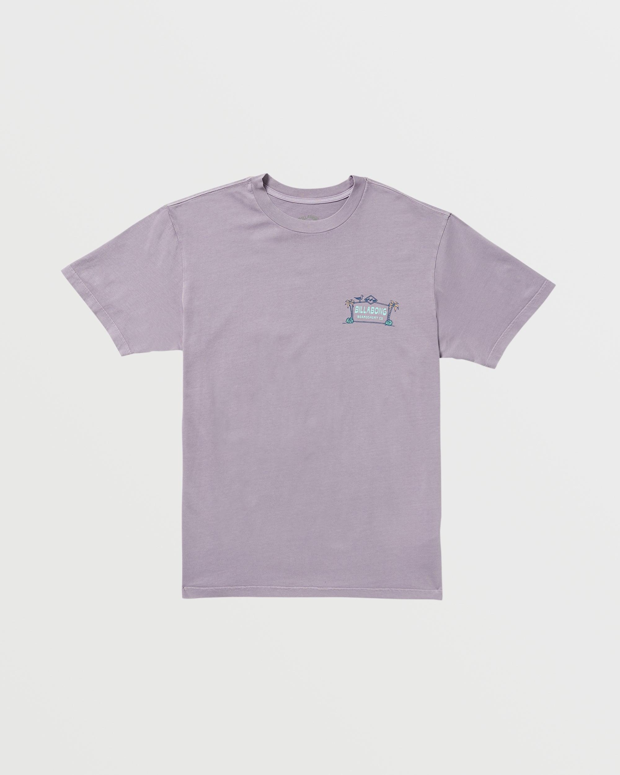 No Vacancy Premium Wave Wash Tee - Light Purple Male Product Image
