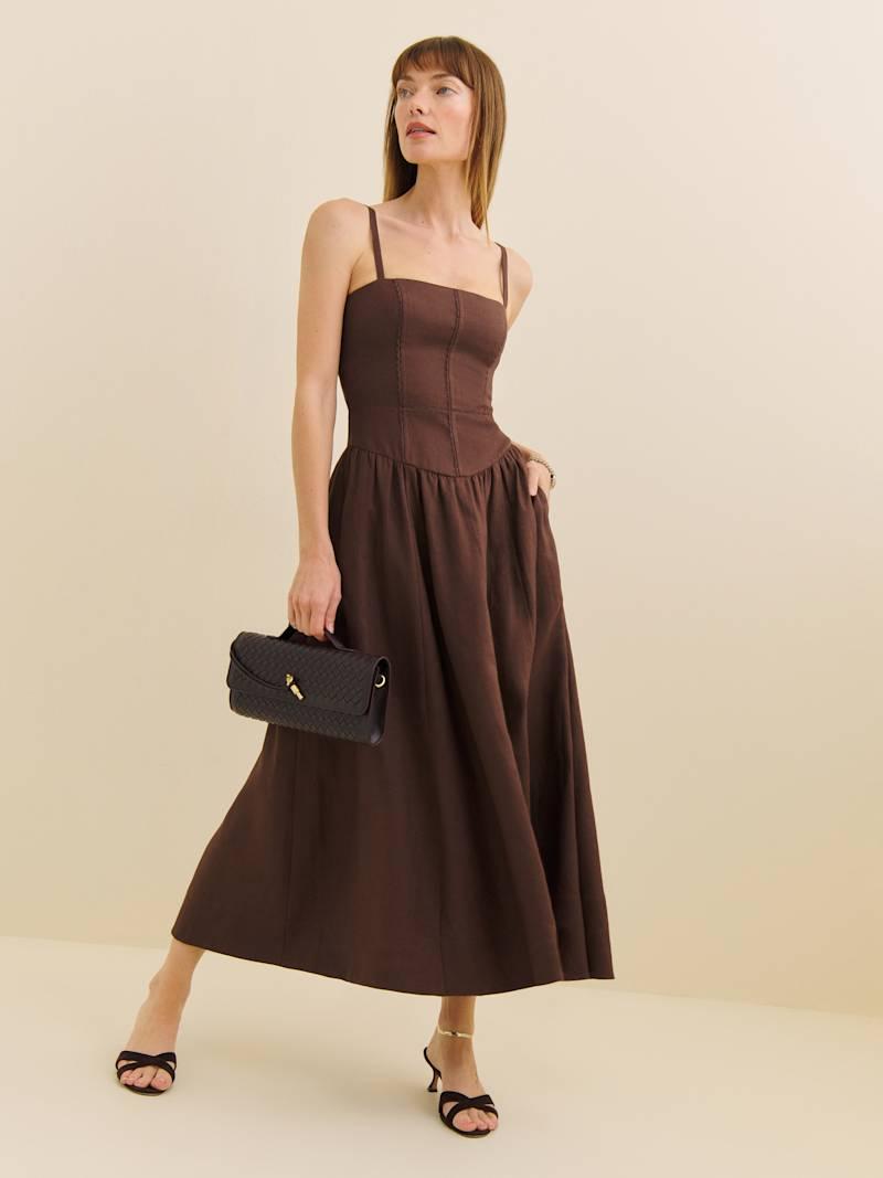 Petites Katarin Linen Dress Product Image