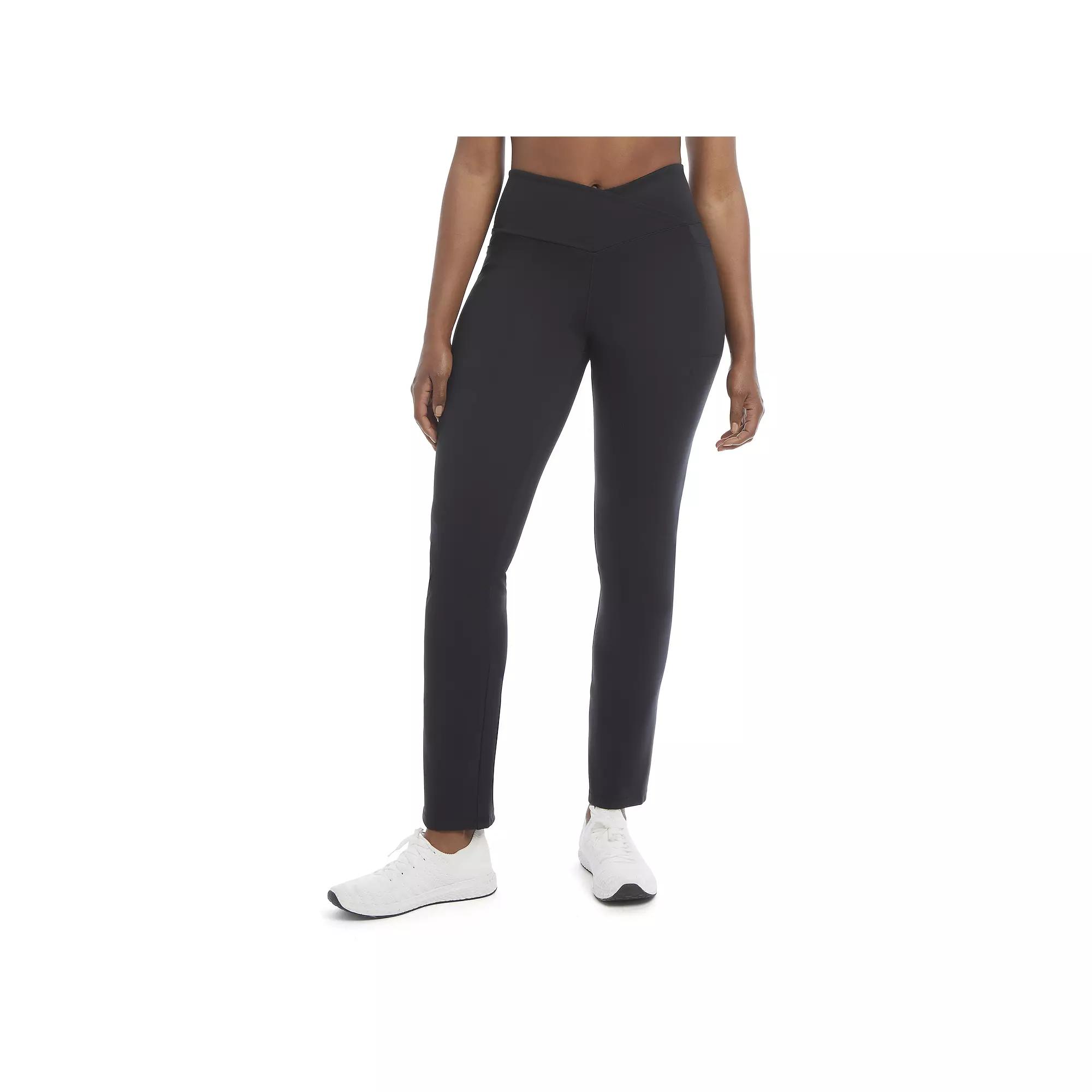 Women's Danskin Studio Crosswaist Flare Pants,  Product Image