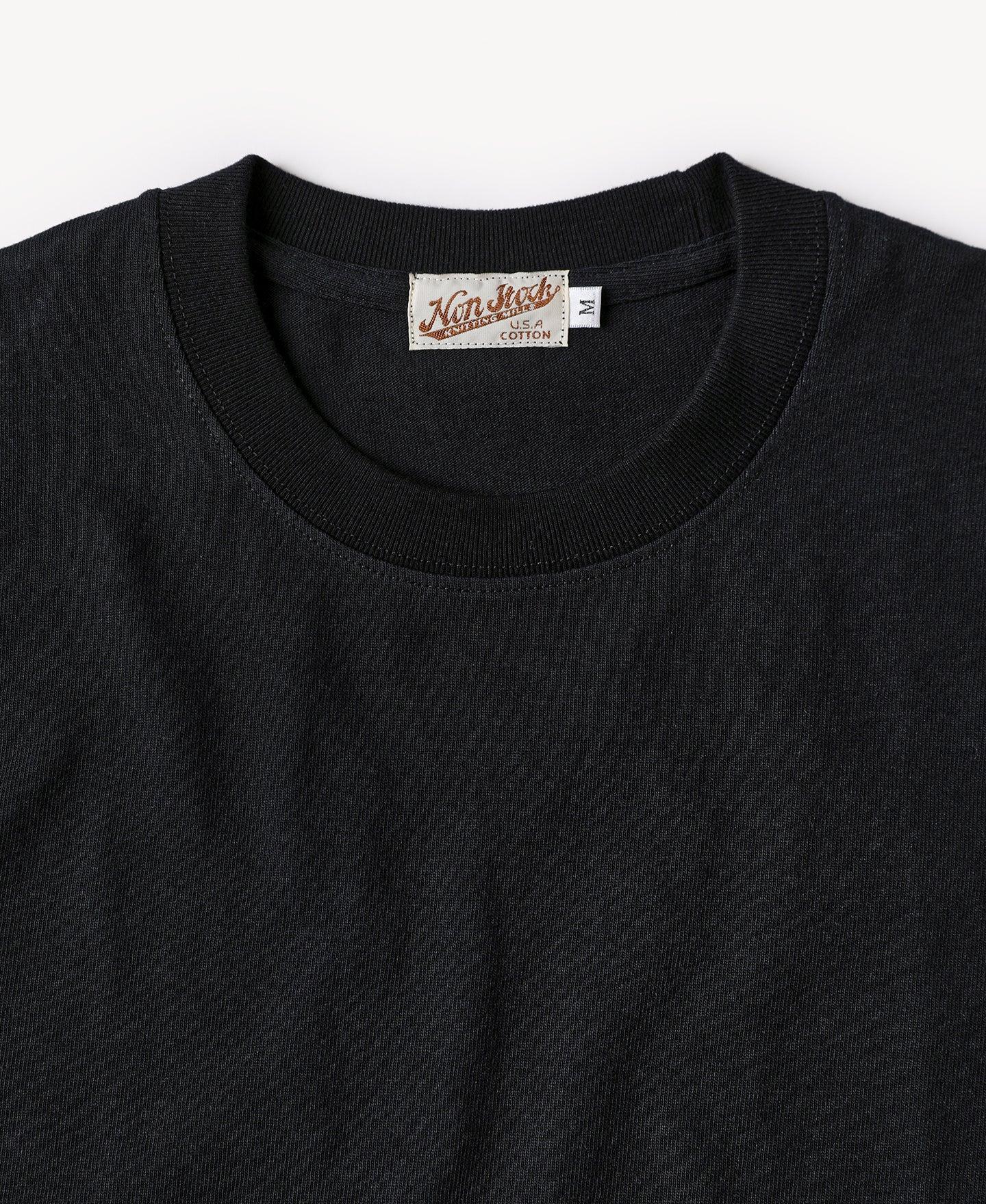 9 oz Cotton Tubular T-Shirt - Black Product Image
