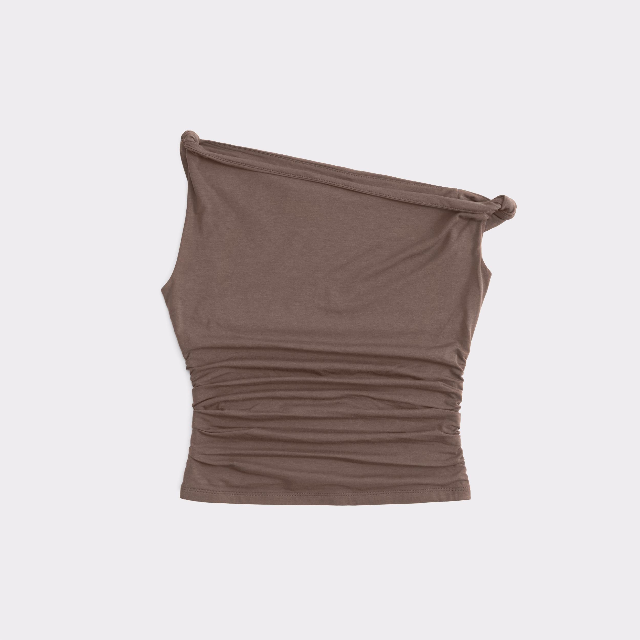 Asymmetrical Mesh Twist Top Product Image