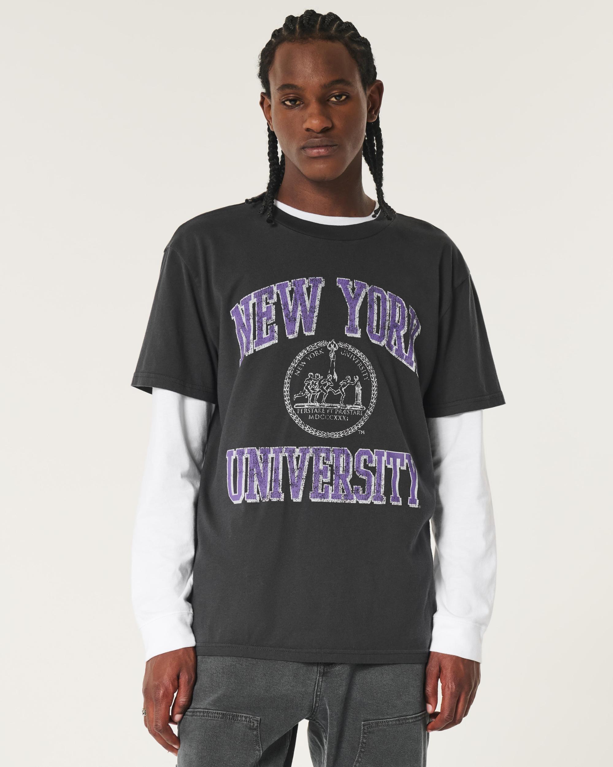 Relaxed New York University Graphic Tee Product Image