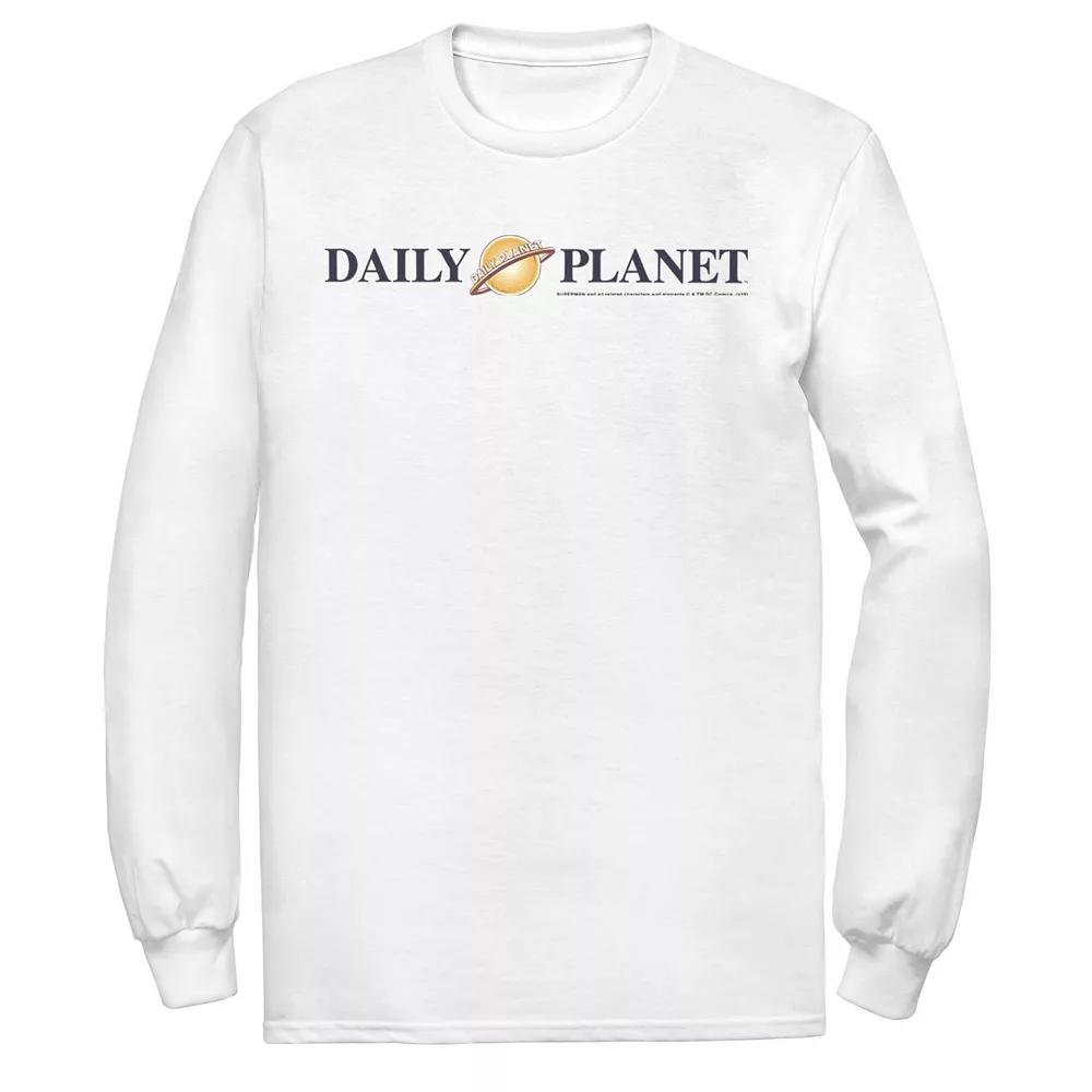 Men's DC Comics Superman Daily Planet Logo Long Sleeve Graphic Tee,  Product Image