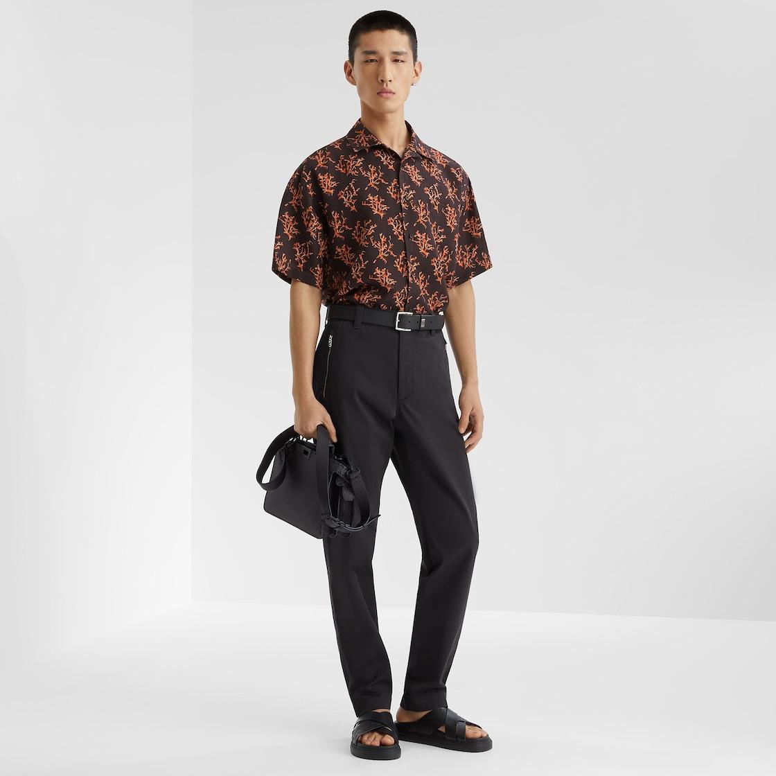 SlidesBlack leather slides Product Image