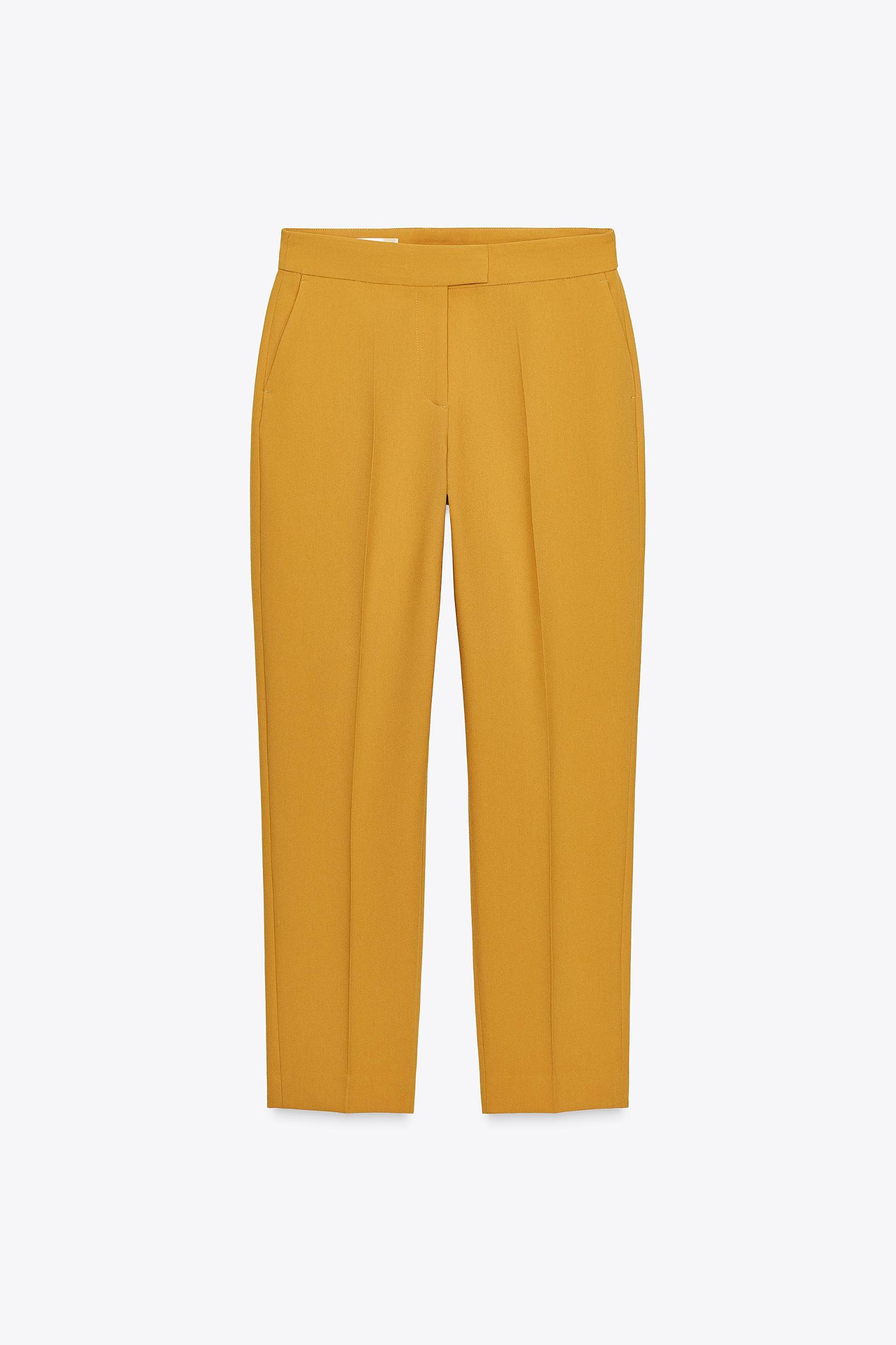 HIGH-WAISTED SLIM PANTS Product Image