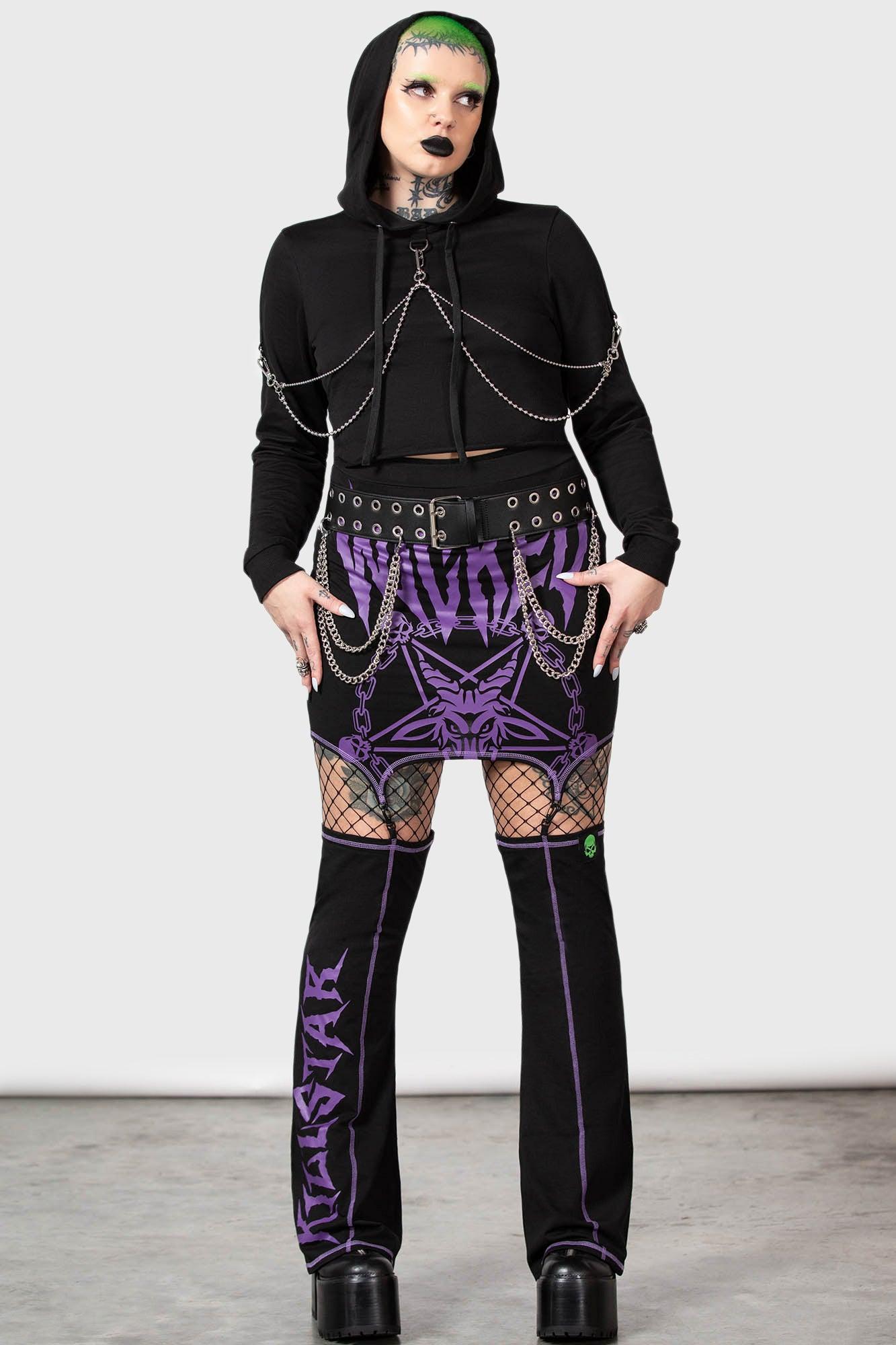 Wicked Crew Crop Hoodie Product Image