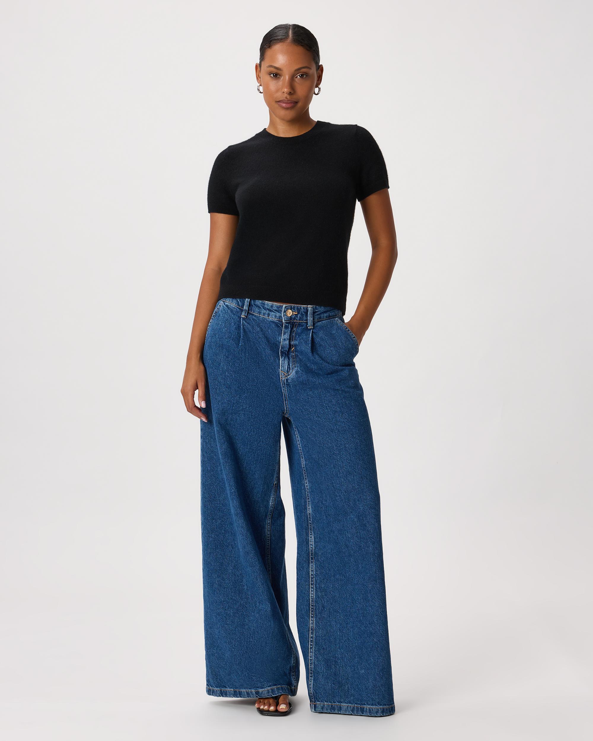 Quince | Women's Mongolian Cashmere T-Shirt Size XS Product Image