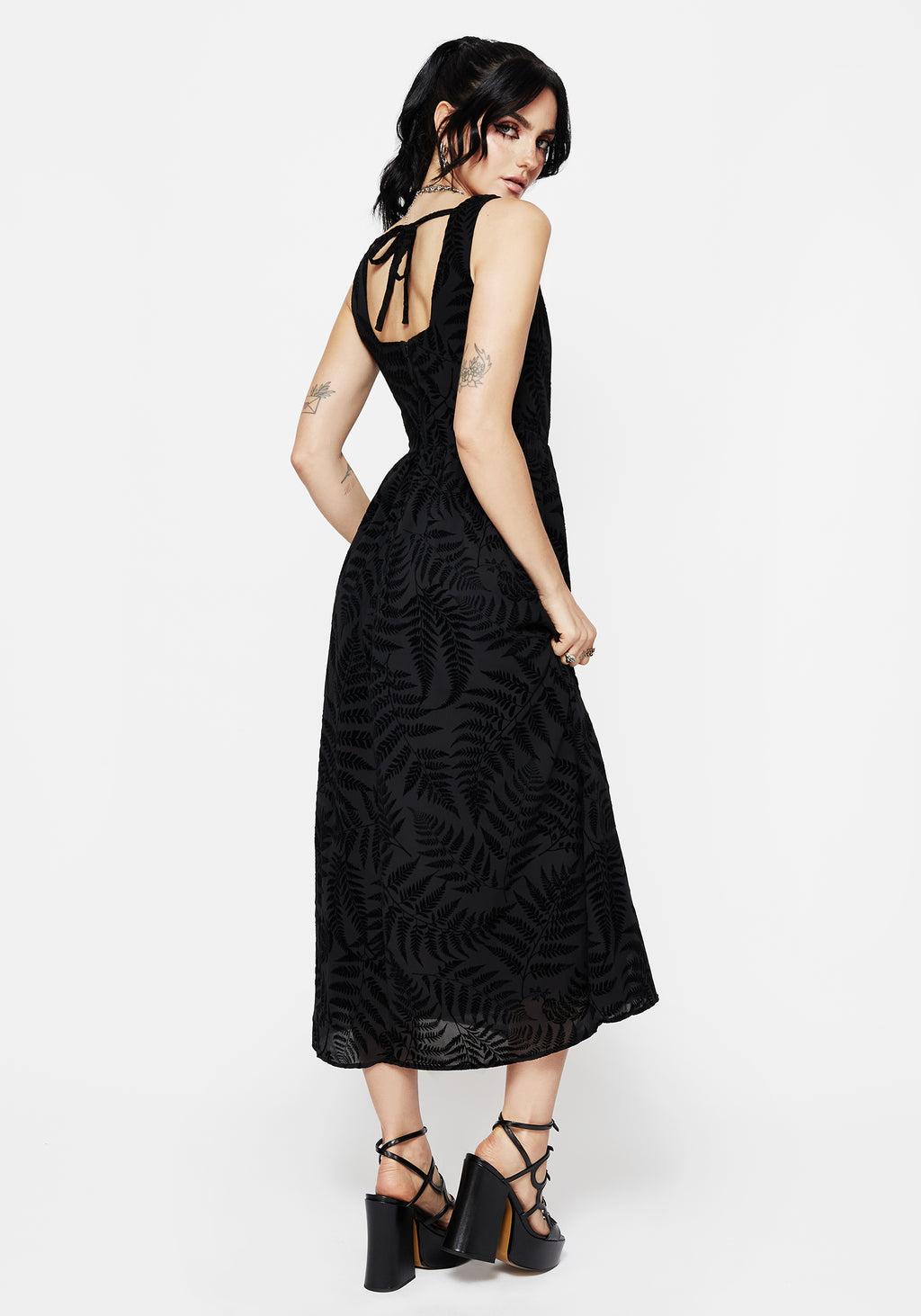 Lunafern Cami Fern Printed Midaxi Dress Product Image