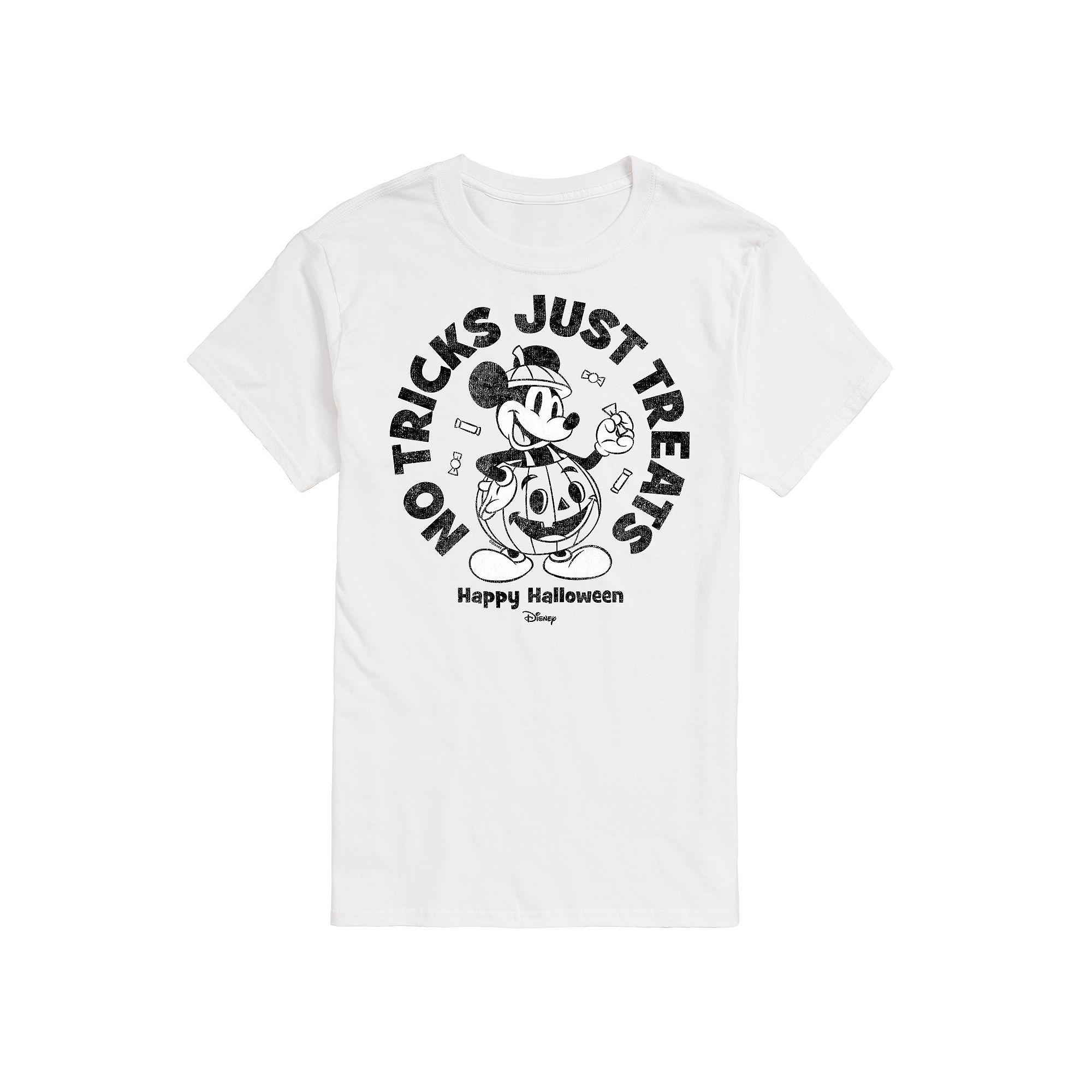Disney's Mickey Mouse Men's No Tricks Just Treats Graphic Tee,  Product Image