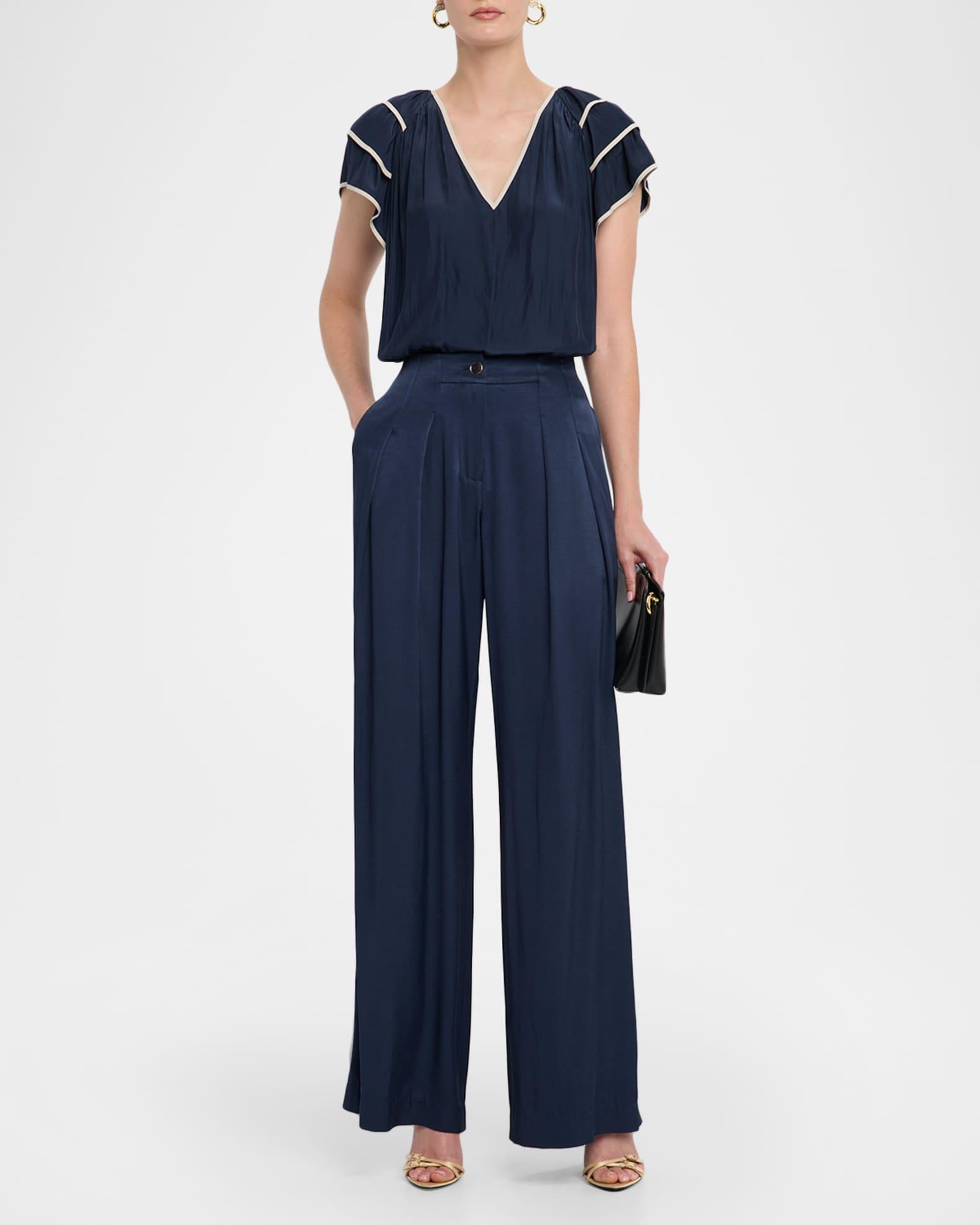 Jordan Tiered Ruffle-Sleeve Blouse Product Image