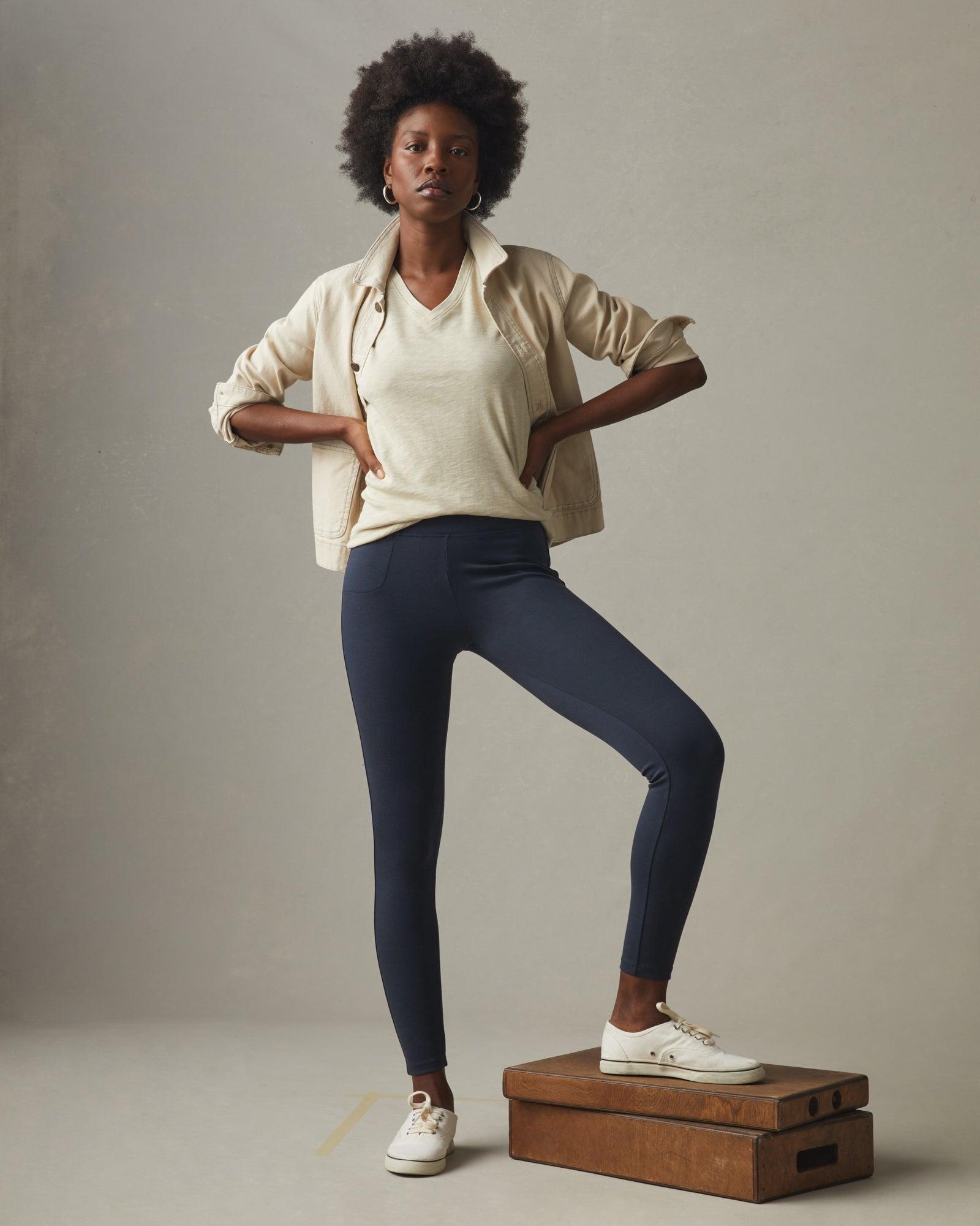 Ponte Slim Pant - Heritage Navy Female Product Image