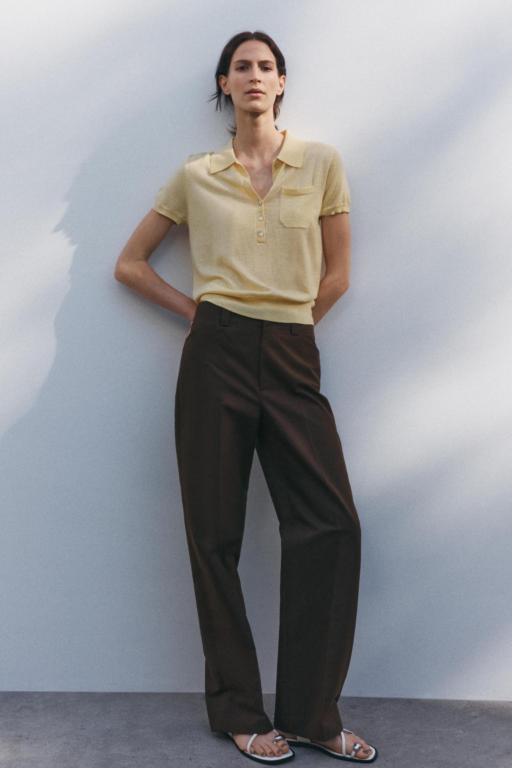 ZW COLLECTION STRAIGHT CHINO PANTS Product Image