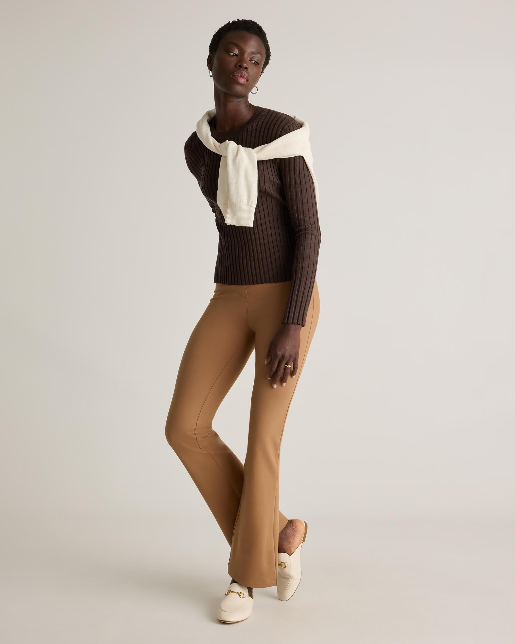 Quince | Women's Ultra-Stretch Ponte Bootcut Pants Size XL, Rayon Product Image