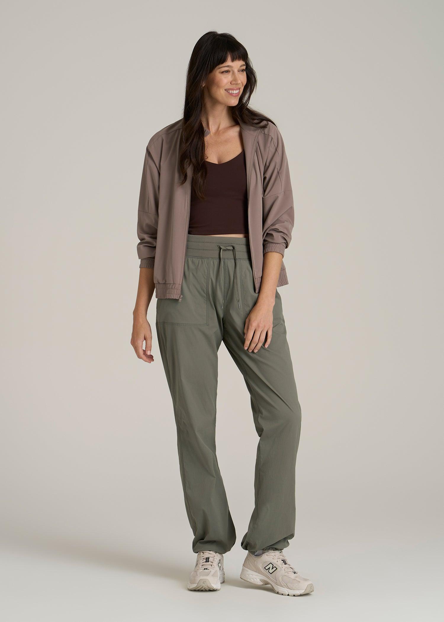 High-Rise After Practice Pant for Tall Women in Camper Green Female Product Image