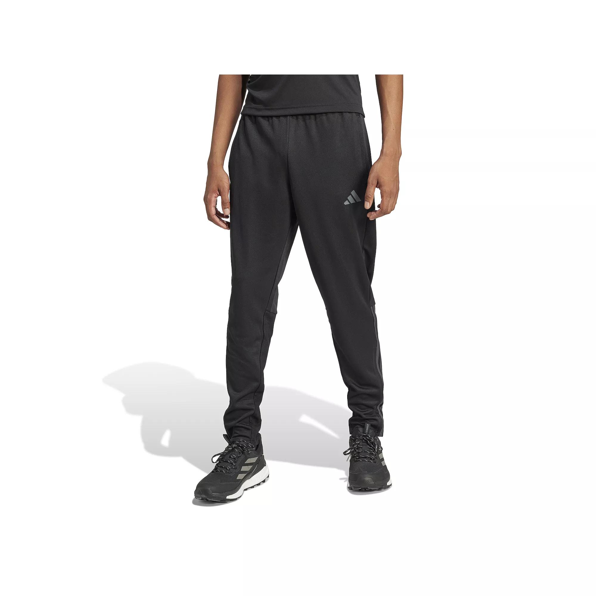 Big & Tall adidas Sereno 3-Stripes Sportswear Tapered Pants, Men's,  Product Image