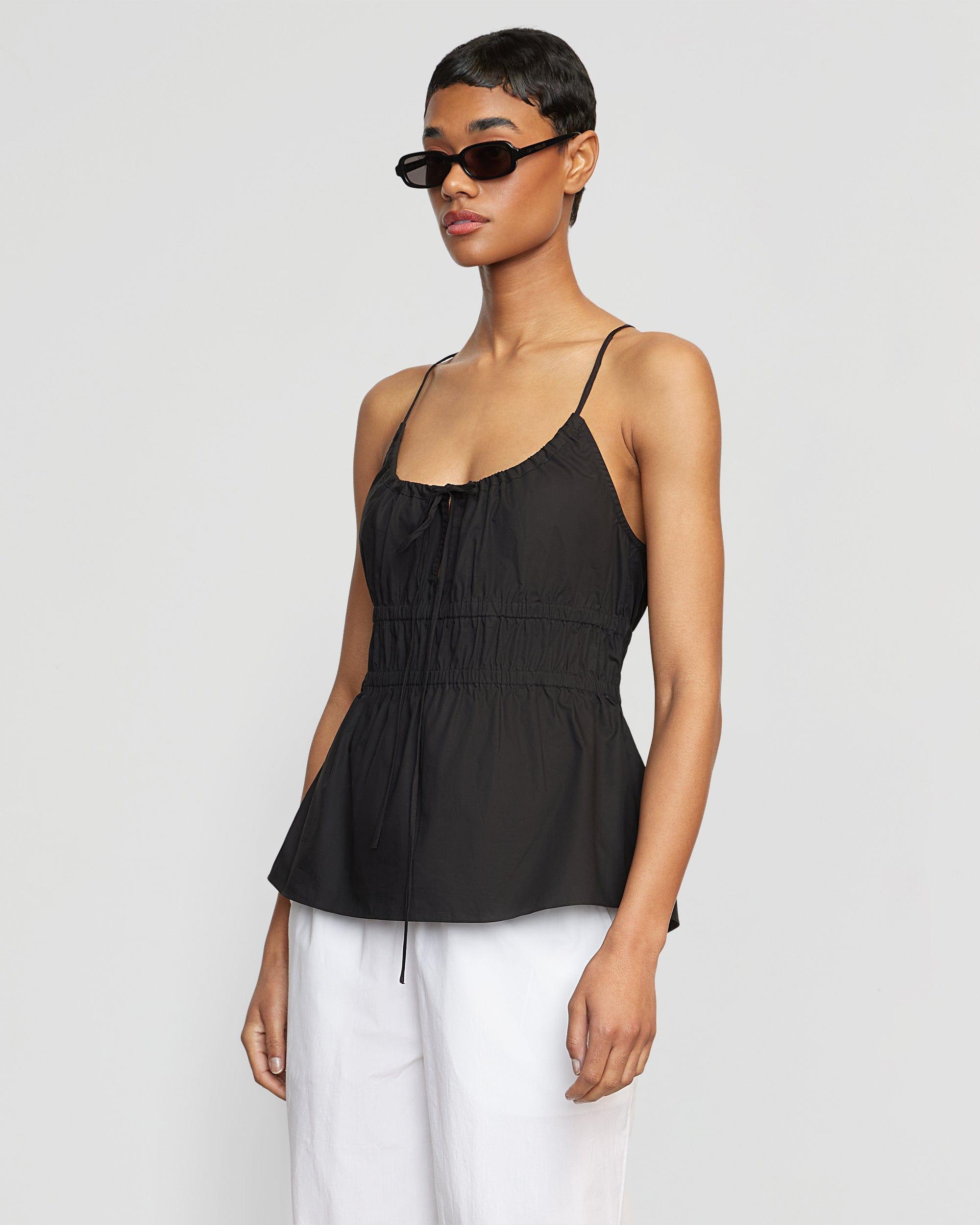 Jamila Organic Cotton Ruched Cami Product Image