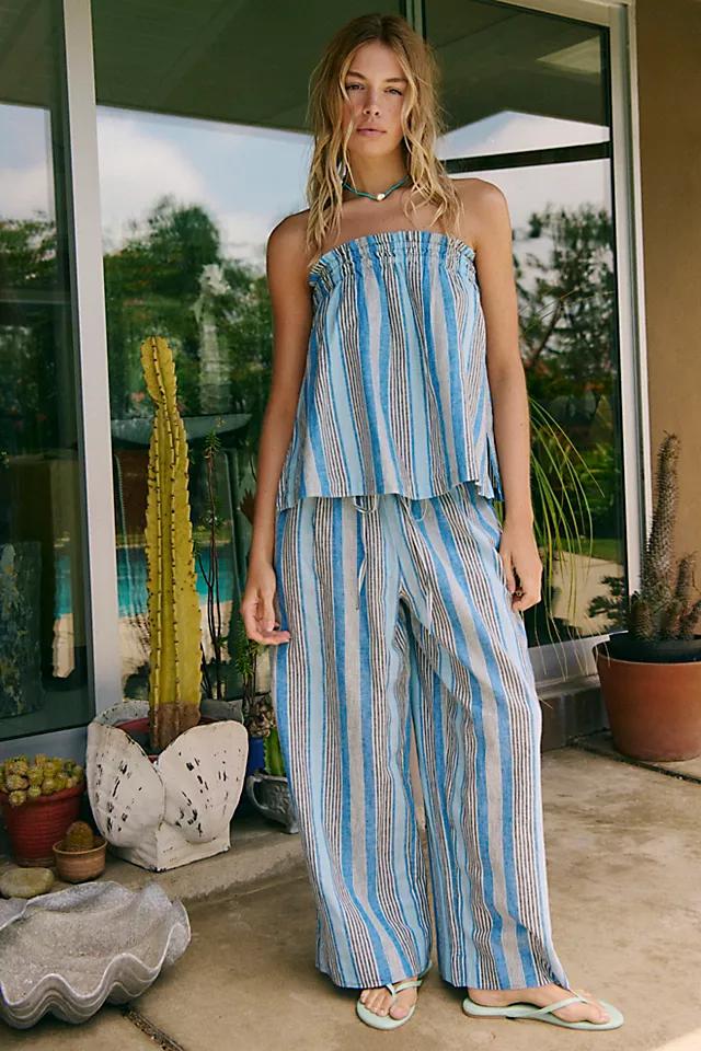 Corfu Striped Cotton-Linen Set Product Image