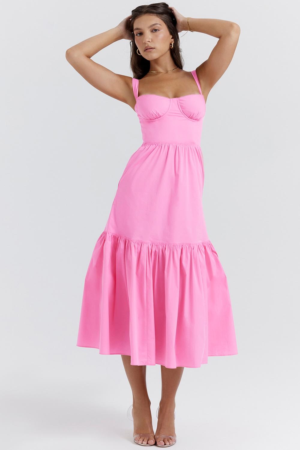 Elia  french pink midi sundress Product Image