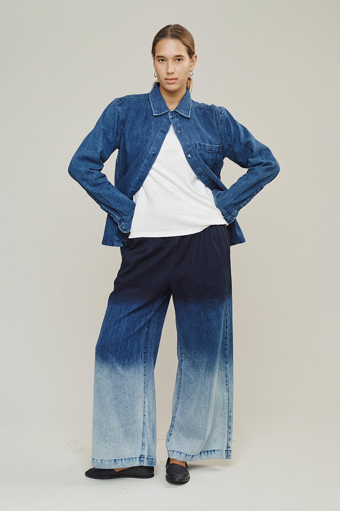 Ombre Disco Denim Pant Female Product Image