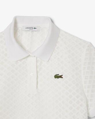 Lace Polo Shirt Product Image