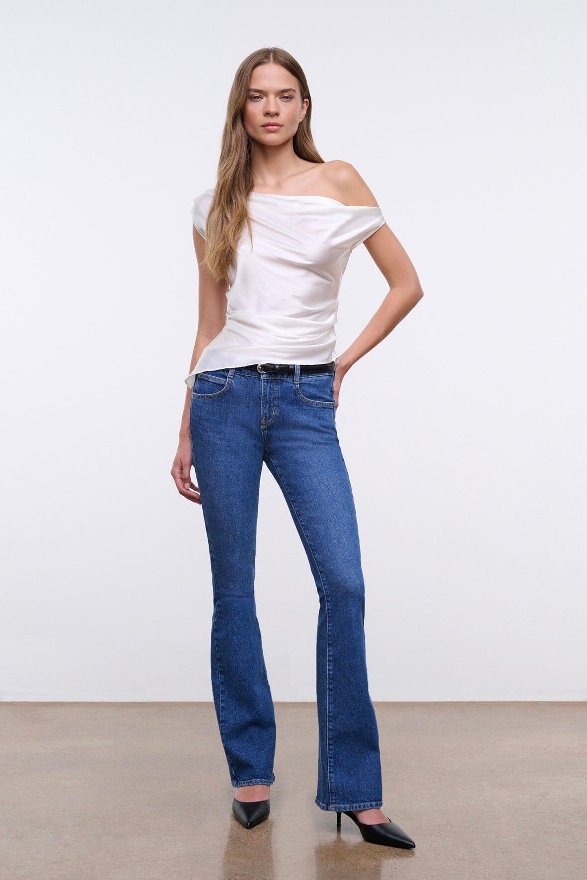 PHARE SILK TOP | IVORY Product Image