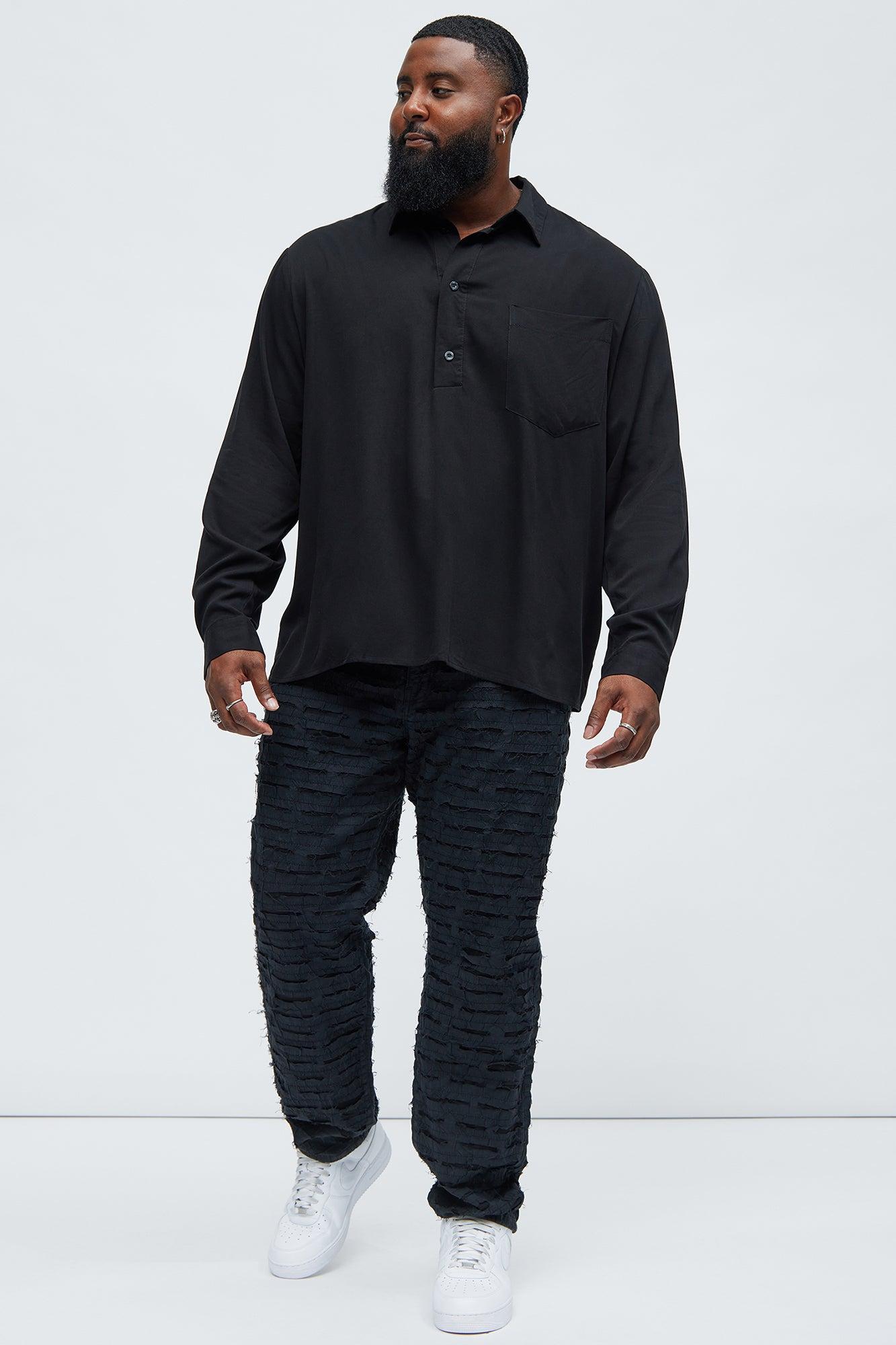 Stone Wall Slim Pants - Black Product Image