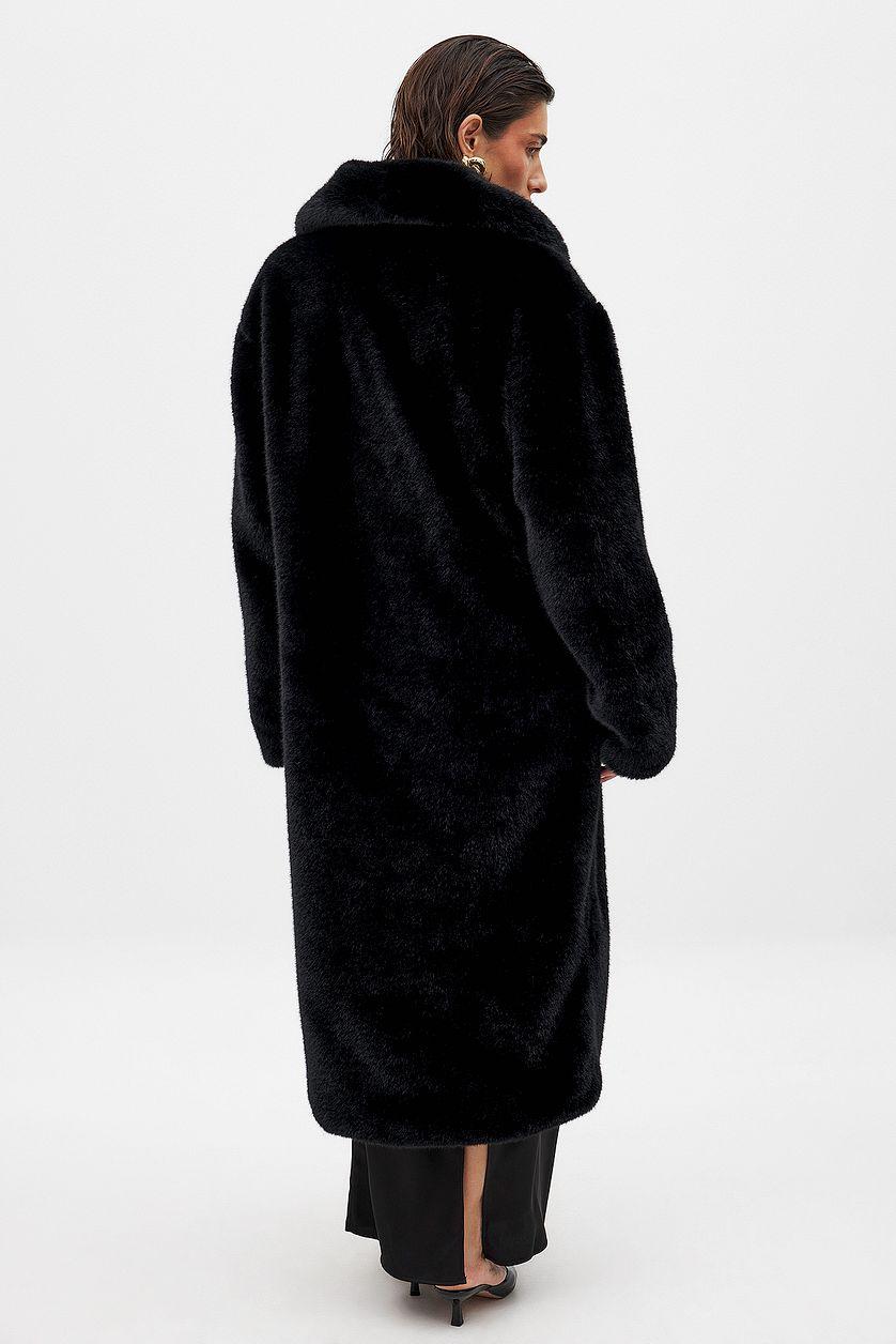 Faux Fur Maxi Coat Product Image