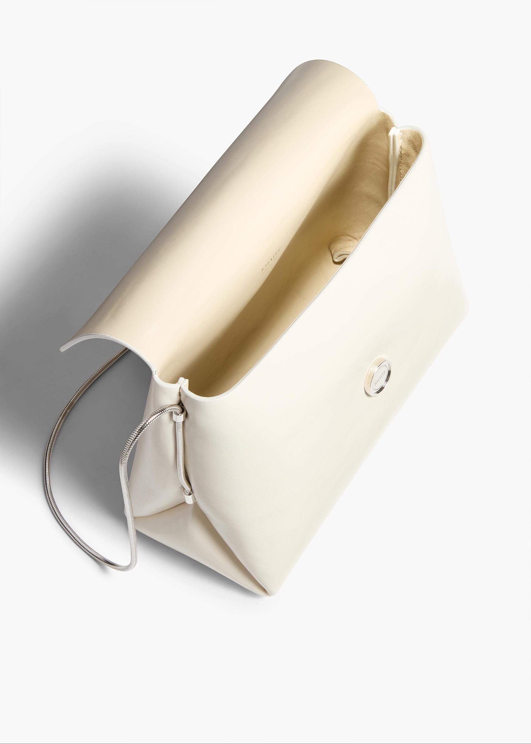 Bobbi Bag in Cream Crackle Patent Leather Product Image