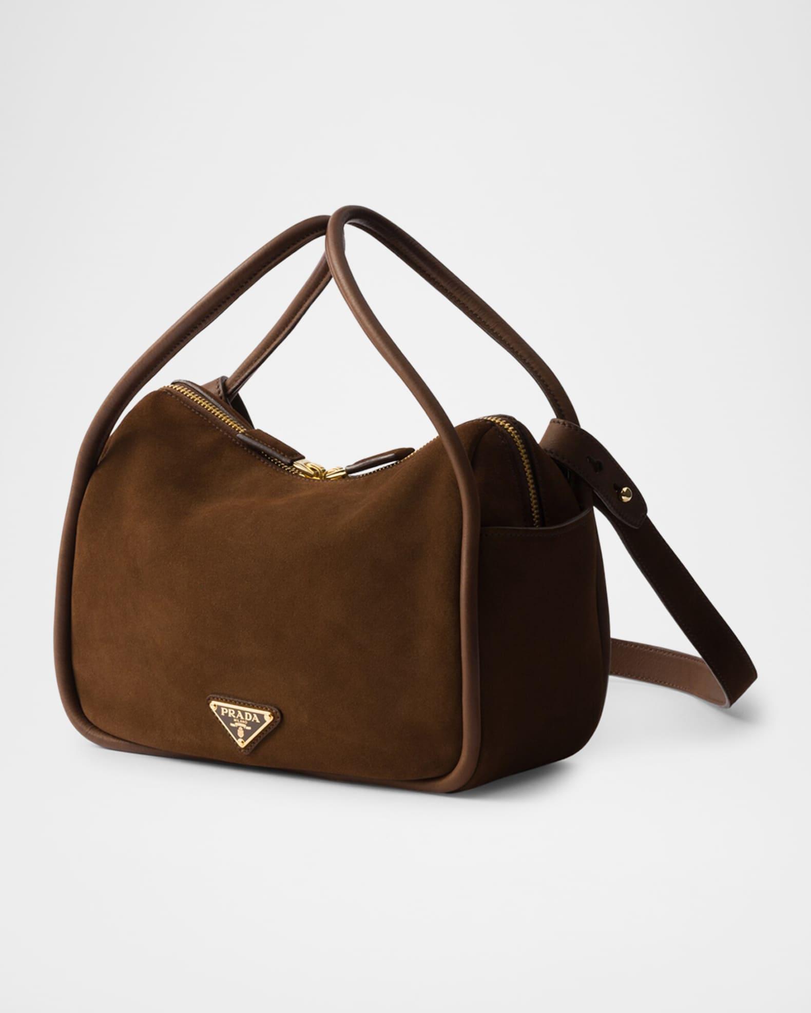 Darling Suede Double-Handle Bag Product Image
