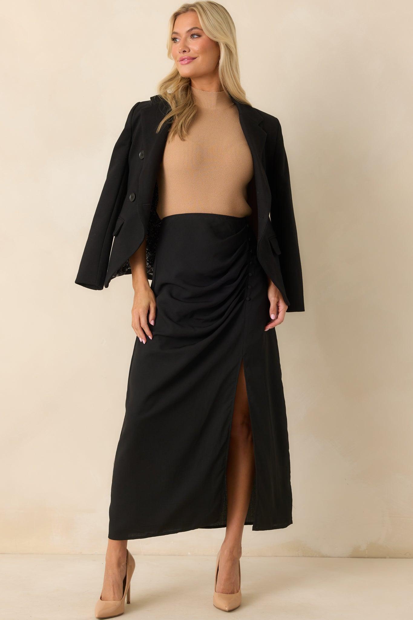 Hidden Reflections Black Blazer Product Image