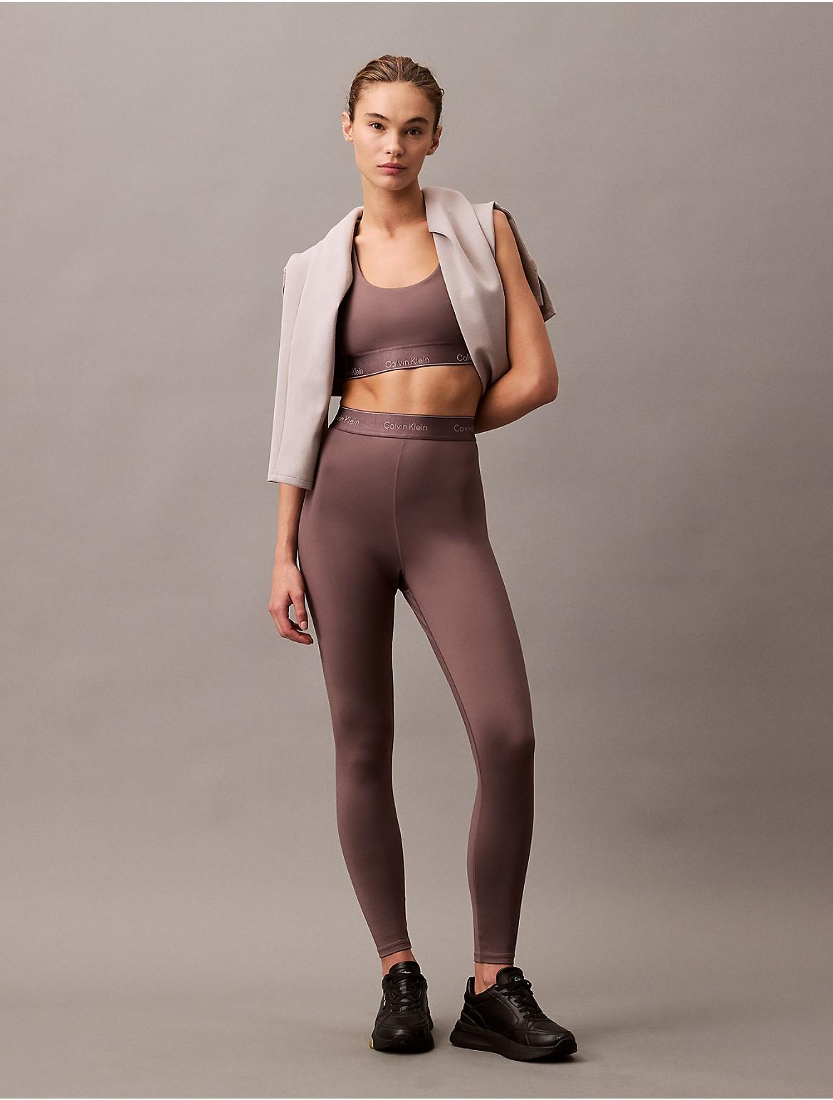 Calvin Klein Women's Modern Sport High Waist 7/8 Leggings - Brown - L Product Image