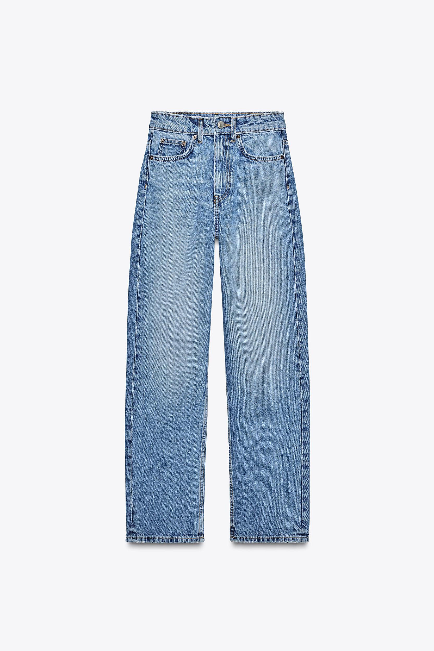 HIGH-WAISTED TRF MOM FIT JEANS Product Image
