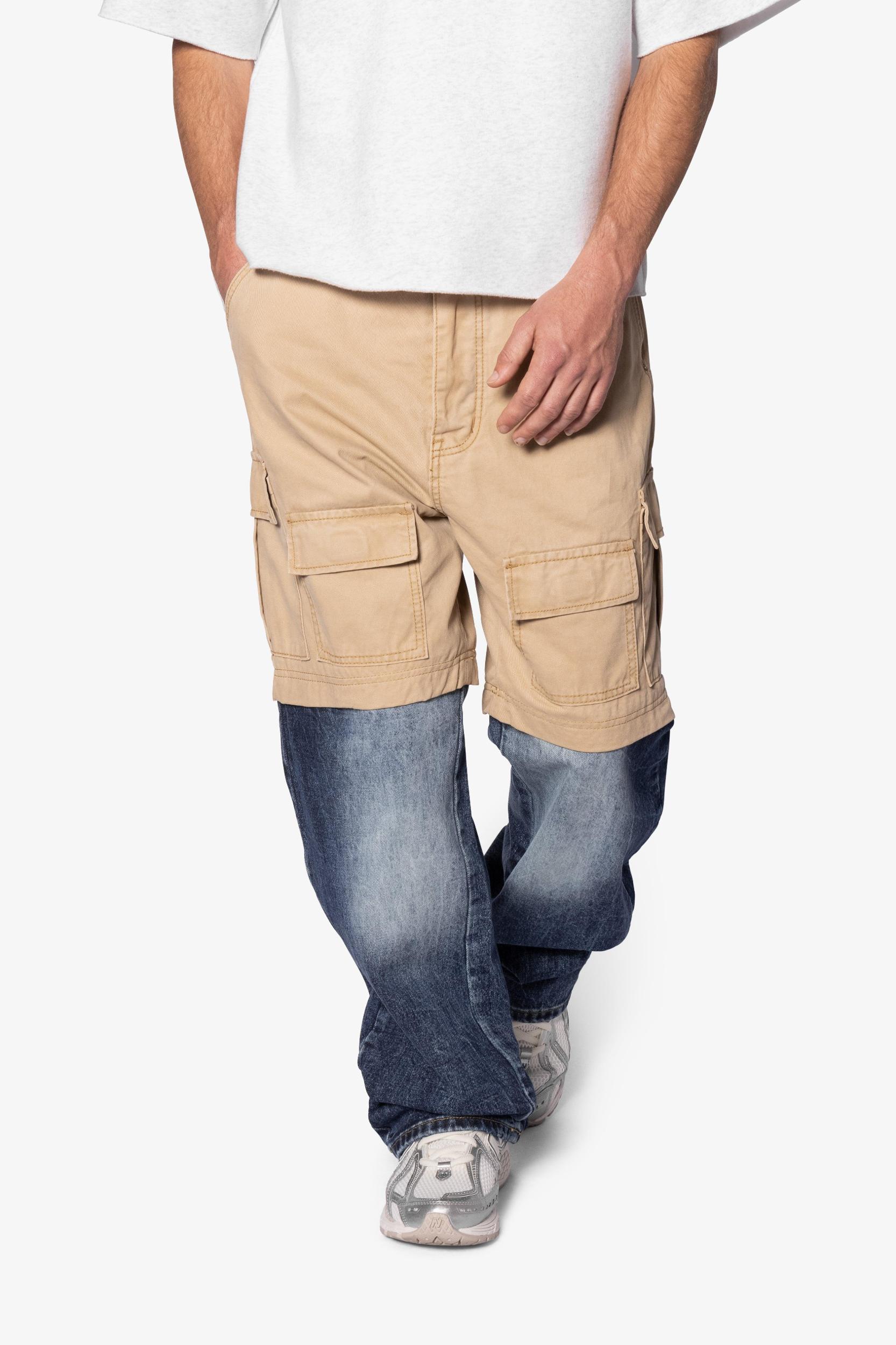 Ultra Baggy 70/30 Cargo Denim - Blue Product Image