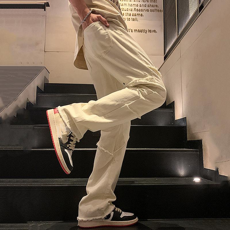 Sopula Street Slim Fit Raw Edge Bootcut Jeans Product Image