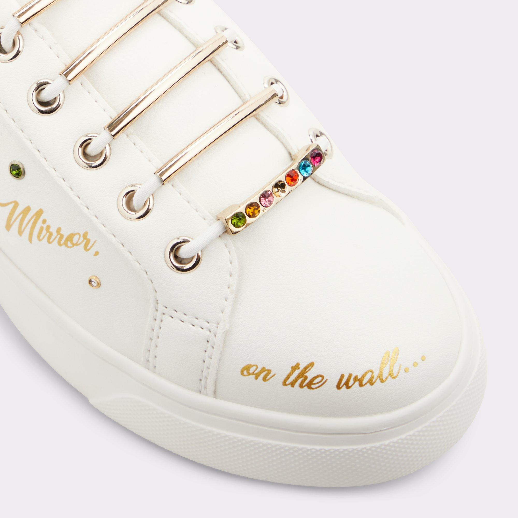 ALDO Snowwhitekicks - Women's Low Top Sneaker Sneakers - White, Size 5 Product Image